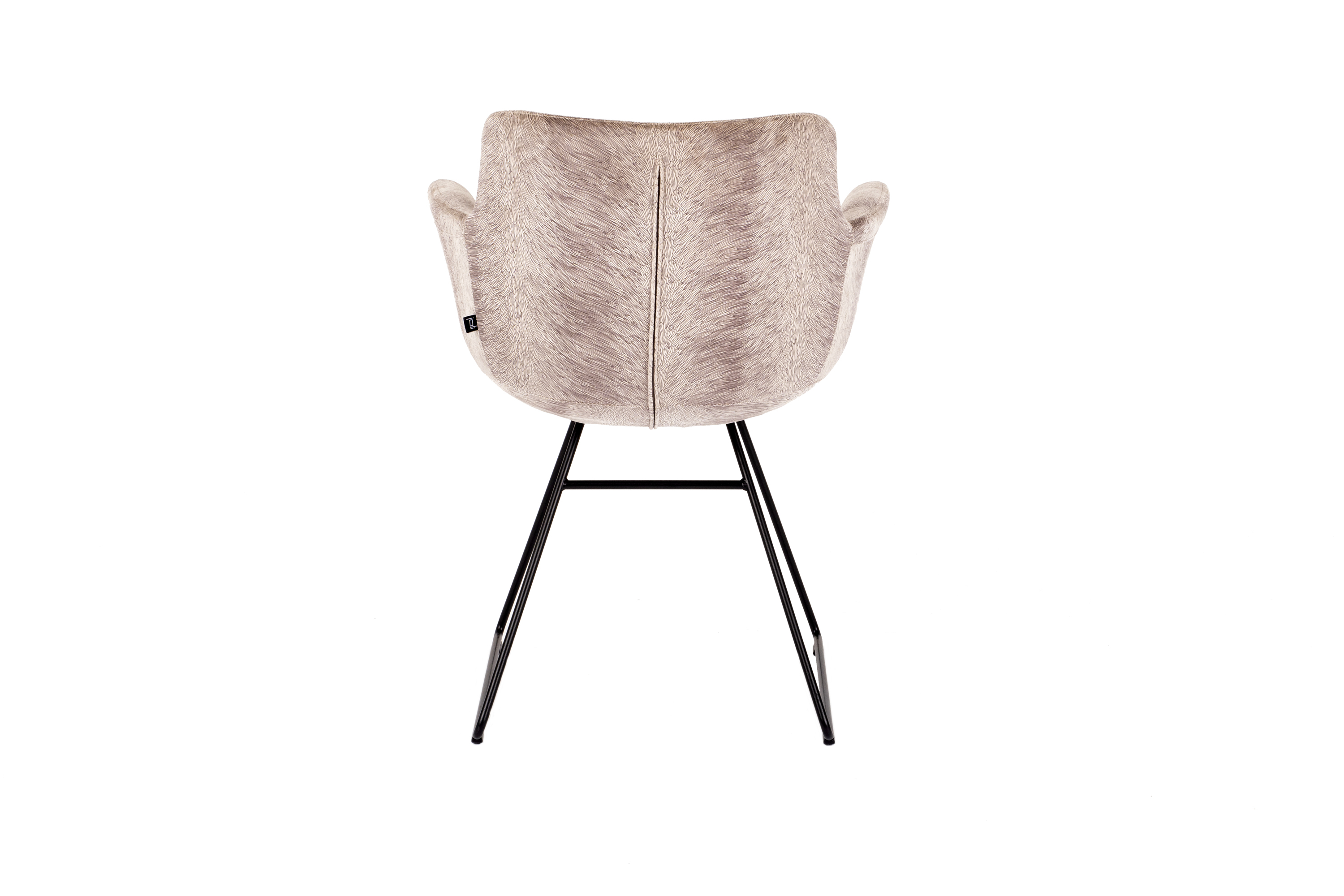 Kuipstoel Chagall met sledepoot - beige