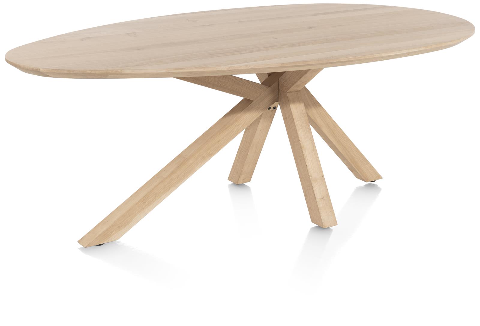 Ovale tafel Cosenza 210x120cm - natural