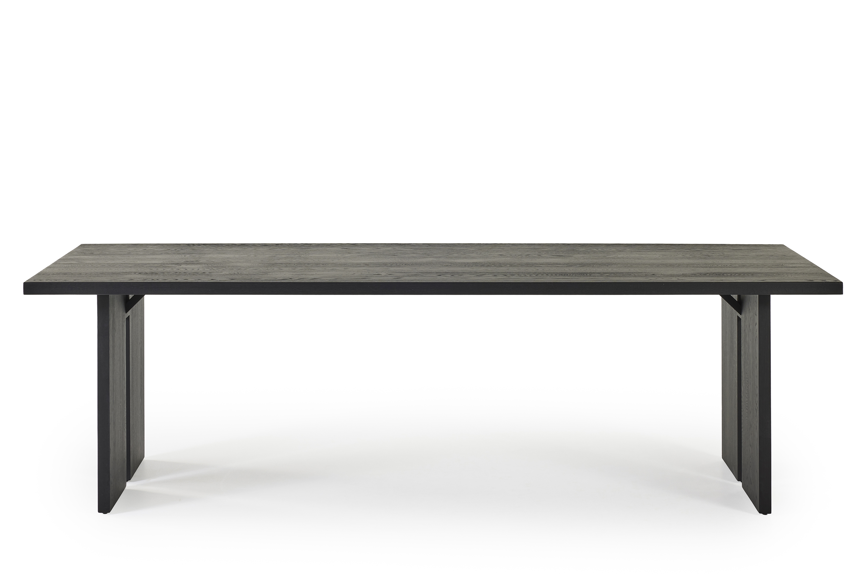 Eettafel 260x100cm -eik zwart