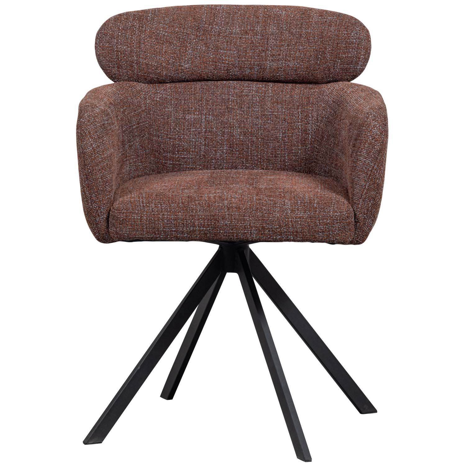 Draaibare kupstoel Fenne - Chestnut bruin