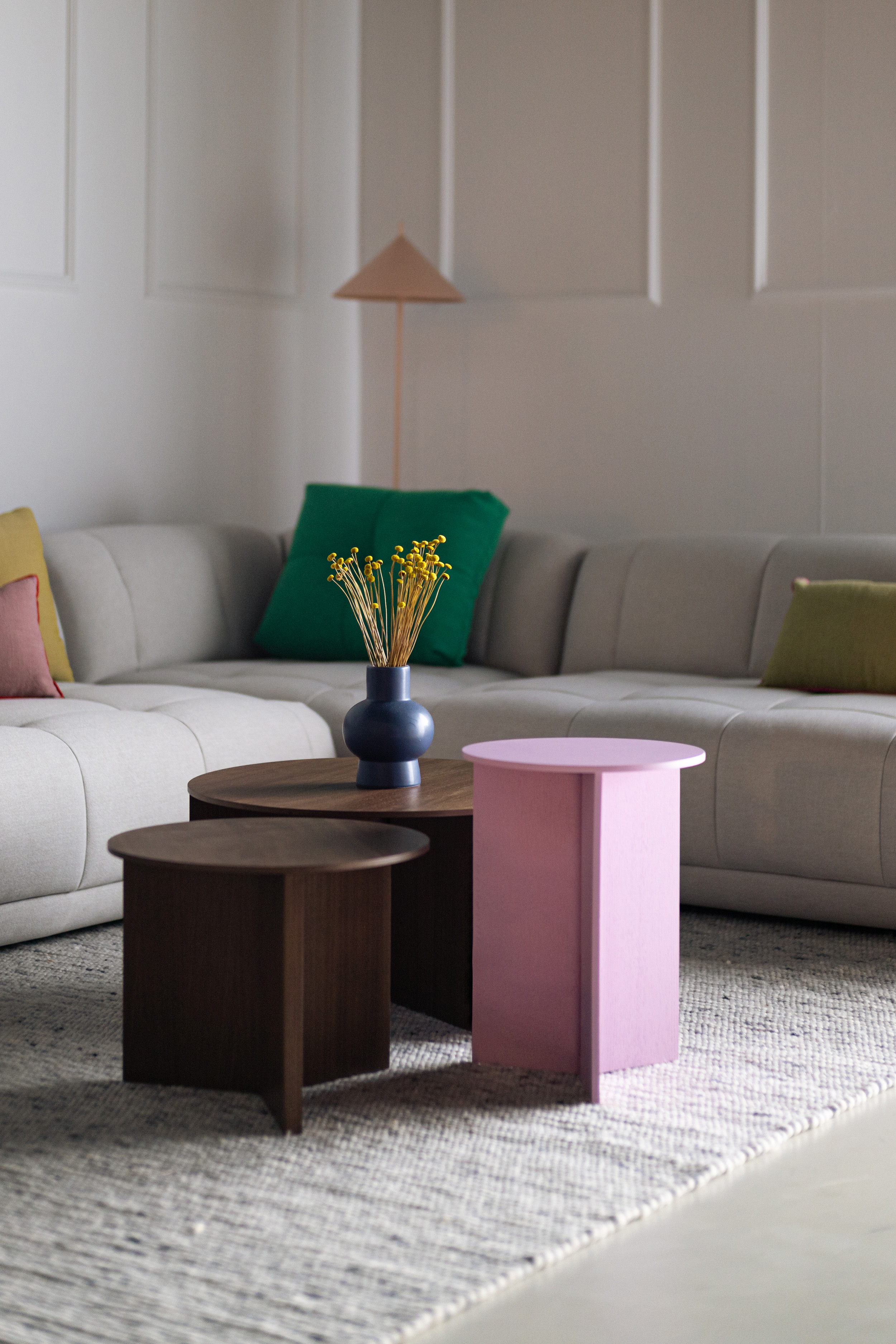 Tafeltje Slit Table Wood - Pink