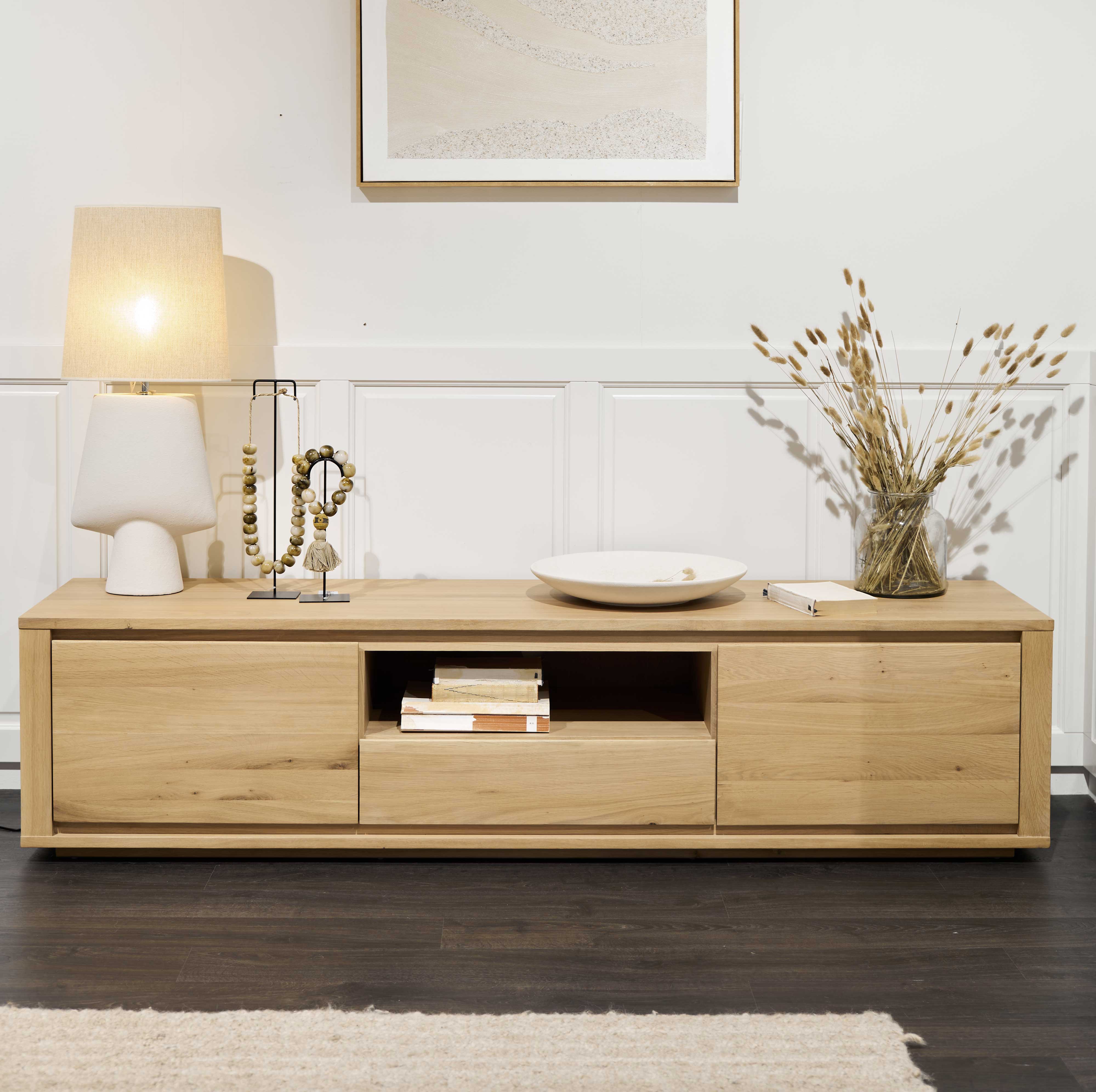 TV meubel 200cm - smoked oak