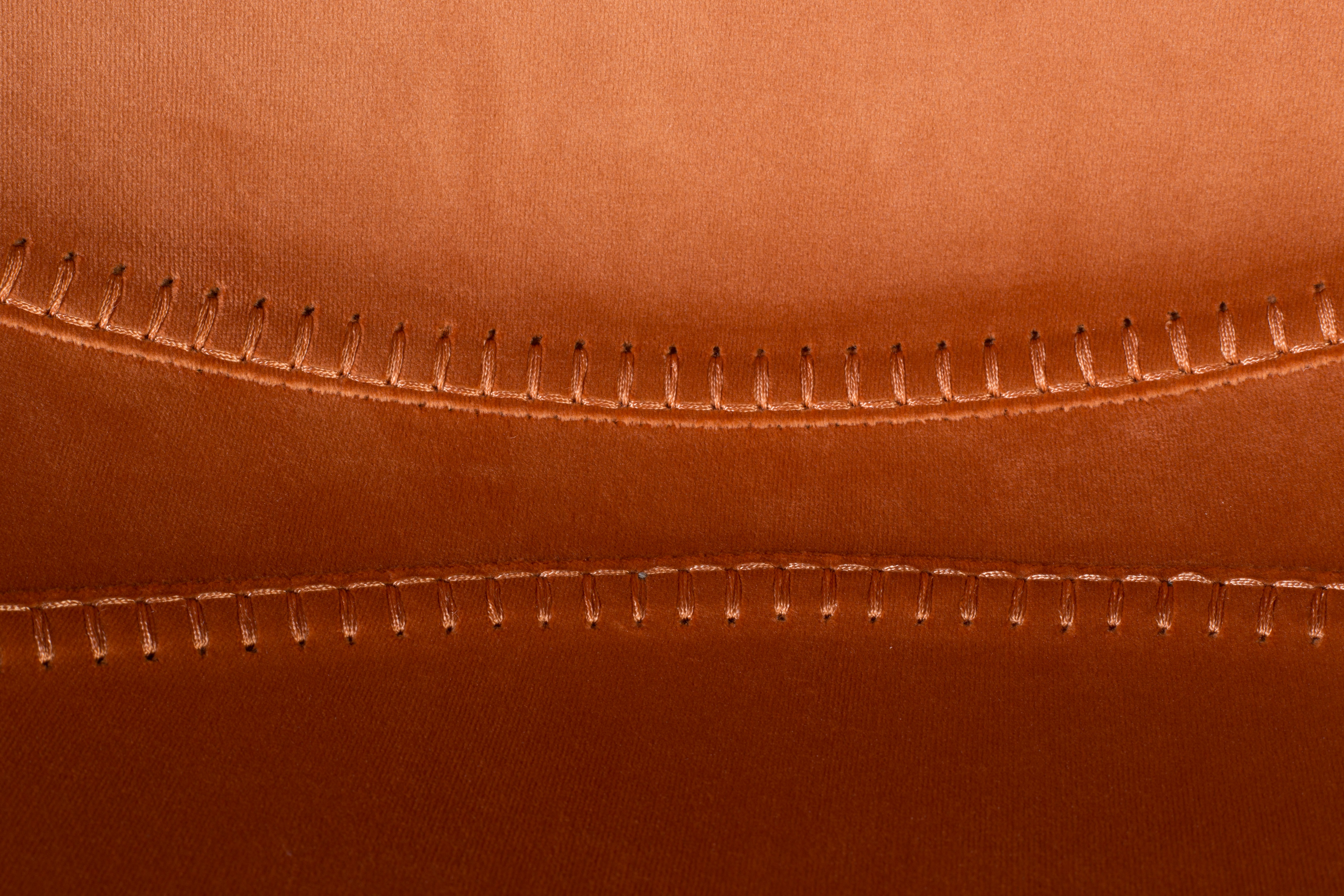 Eetkamerstoel Franky in velvet - Orange