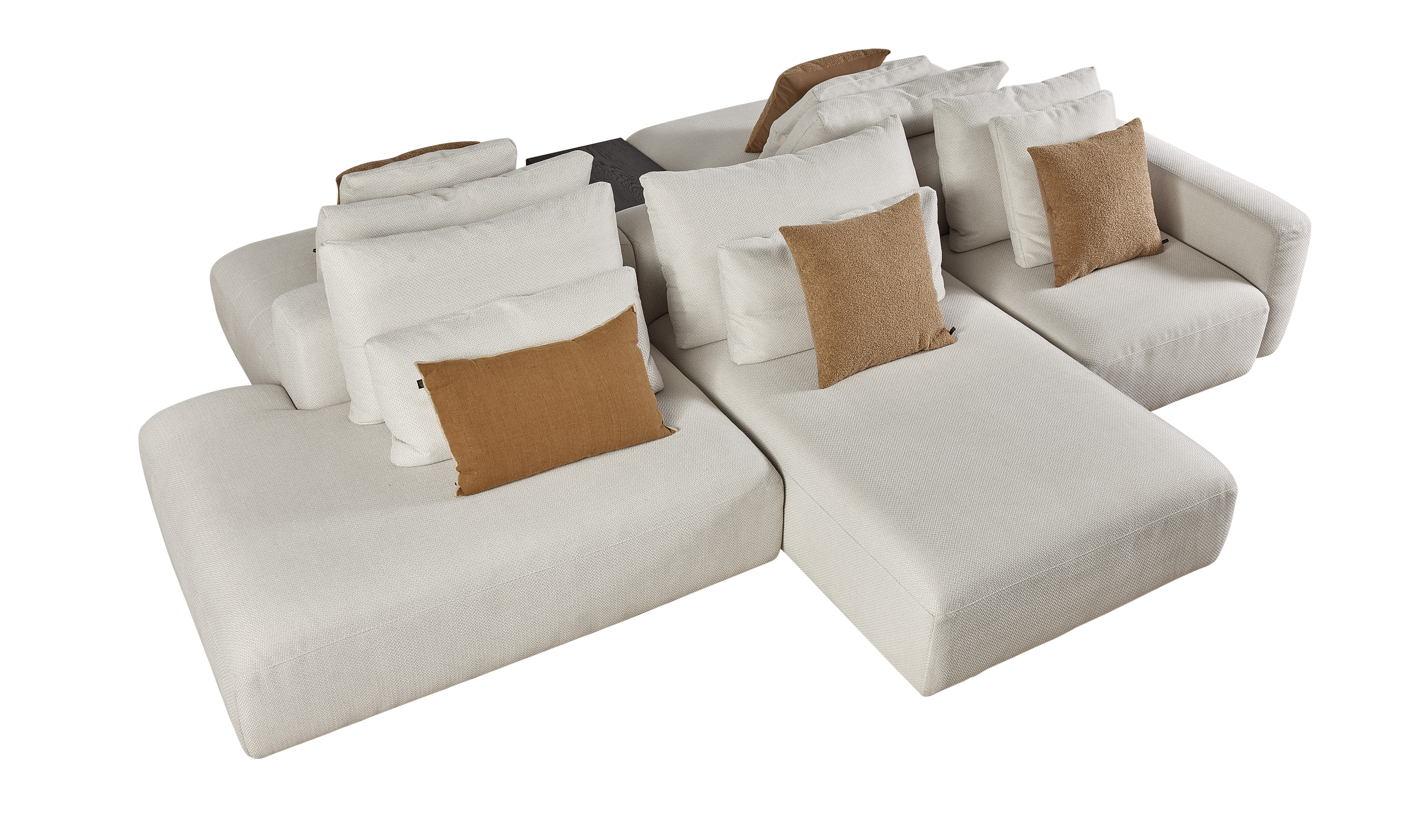 Design hoeksalon Reverso - Wicker ecru