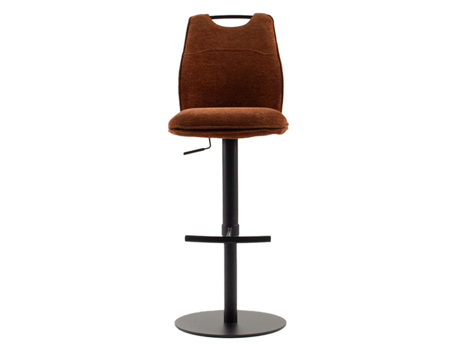 Draaibare barstoel H90-115cm - oranje