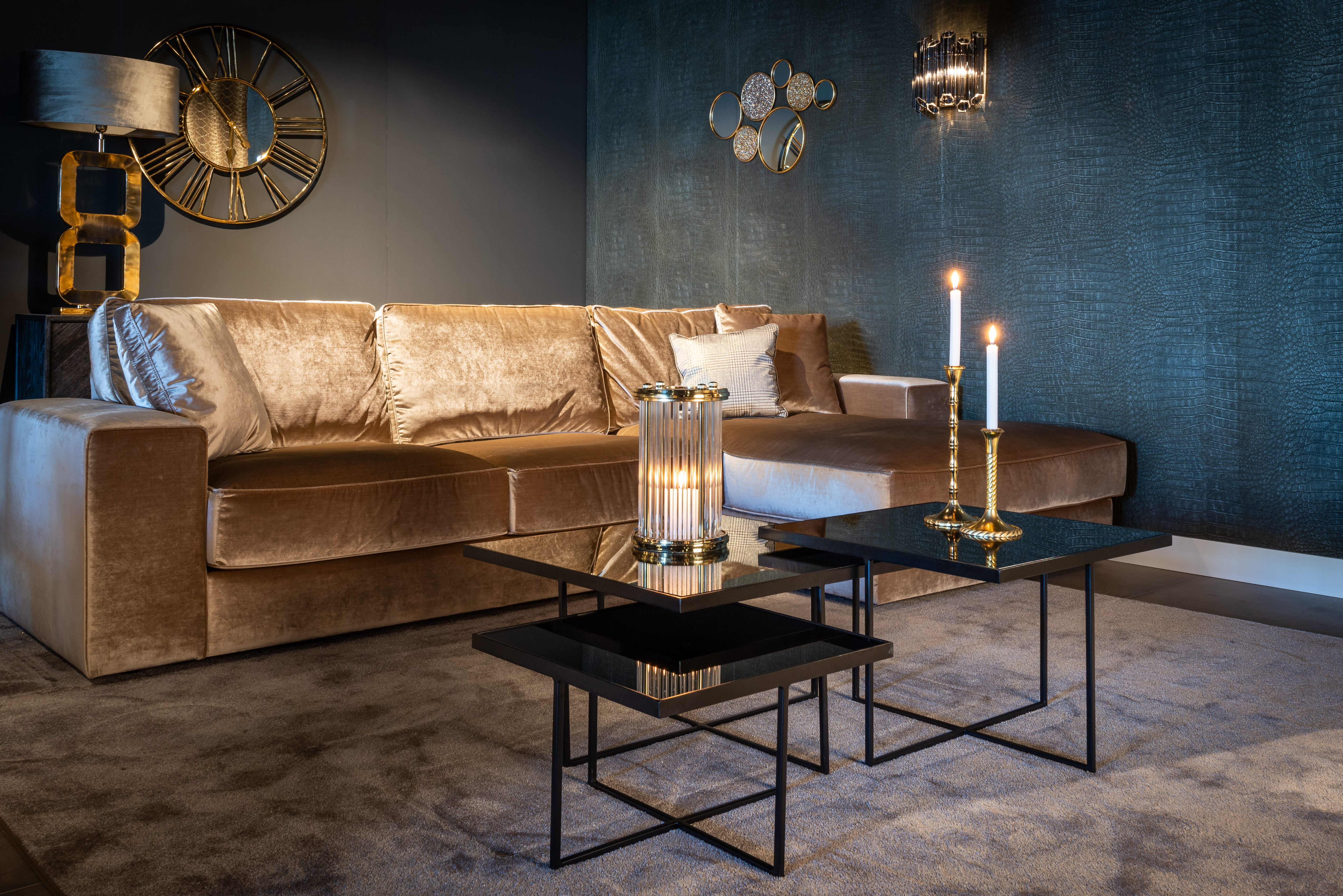 Set van 3 salontafels
