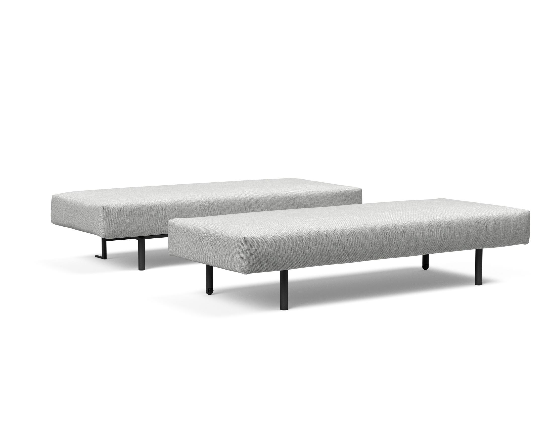 Slaapbank Achillas 150x200cm - lichtgrijs