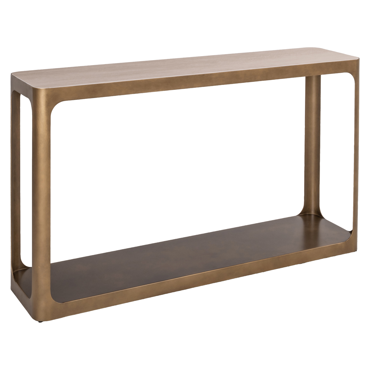 Consoletafel Claridge - iron/ceramic sand