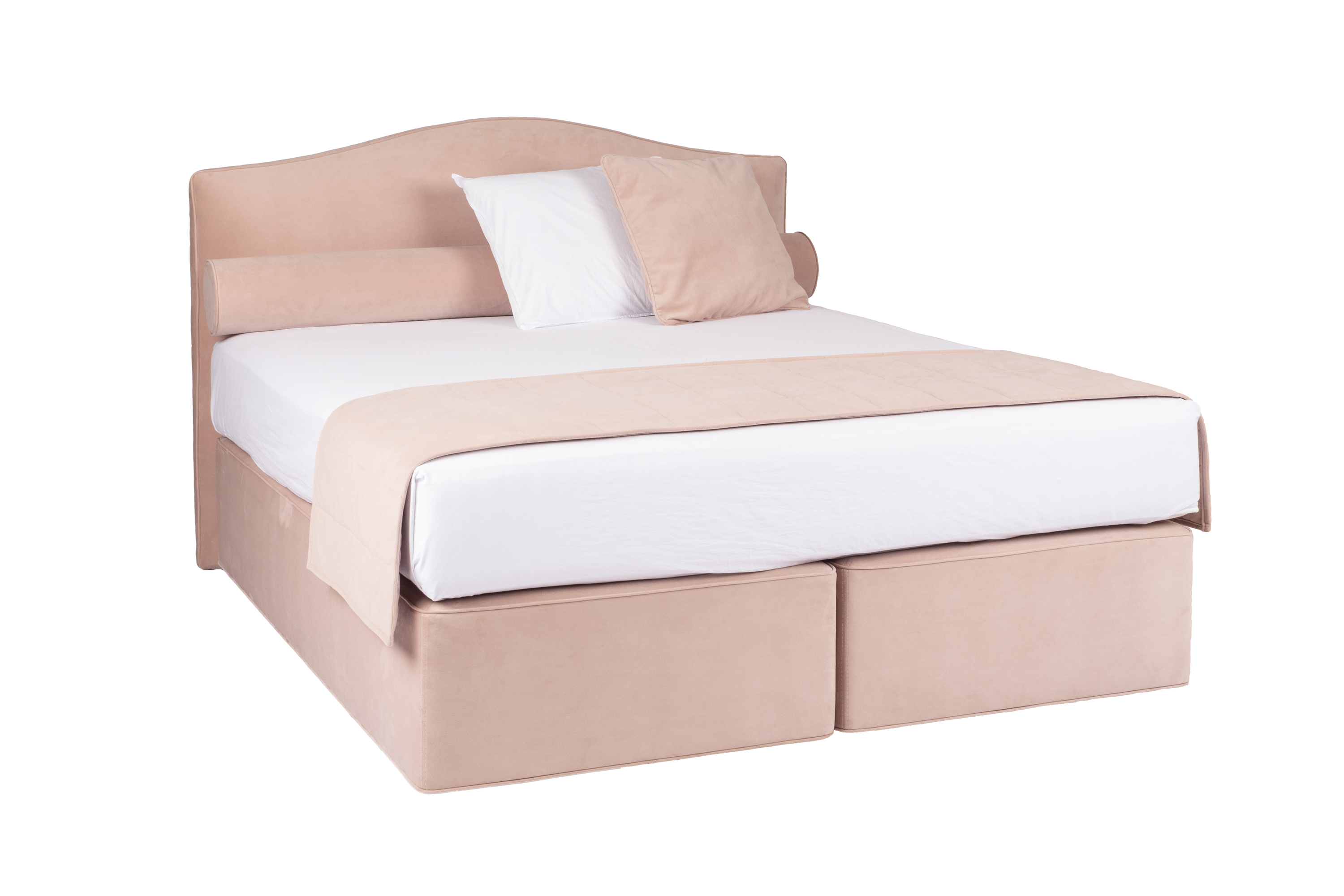 Boxspring Versailles (incl. matras) 160x200cm - roze