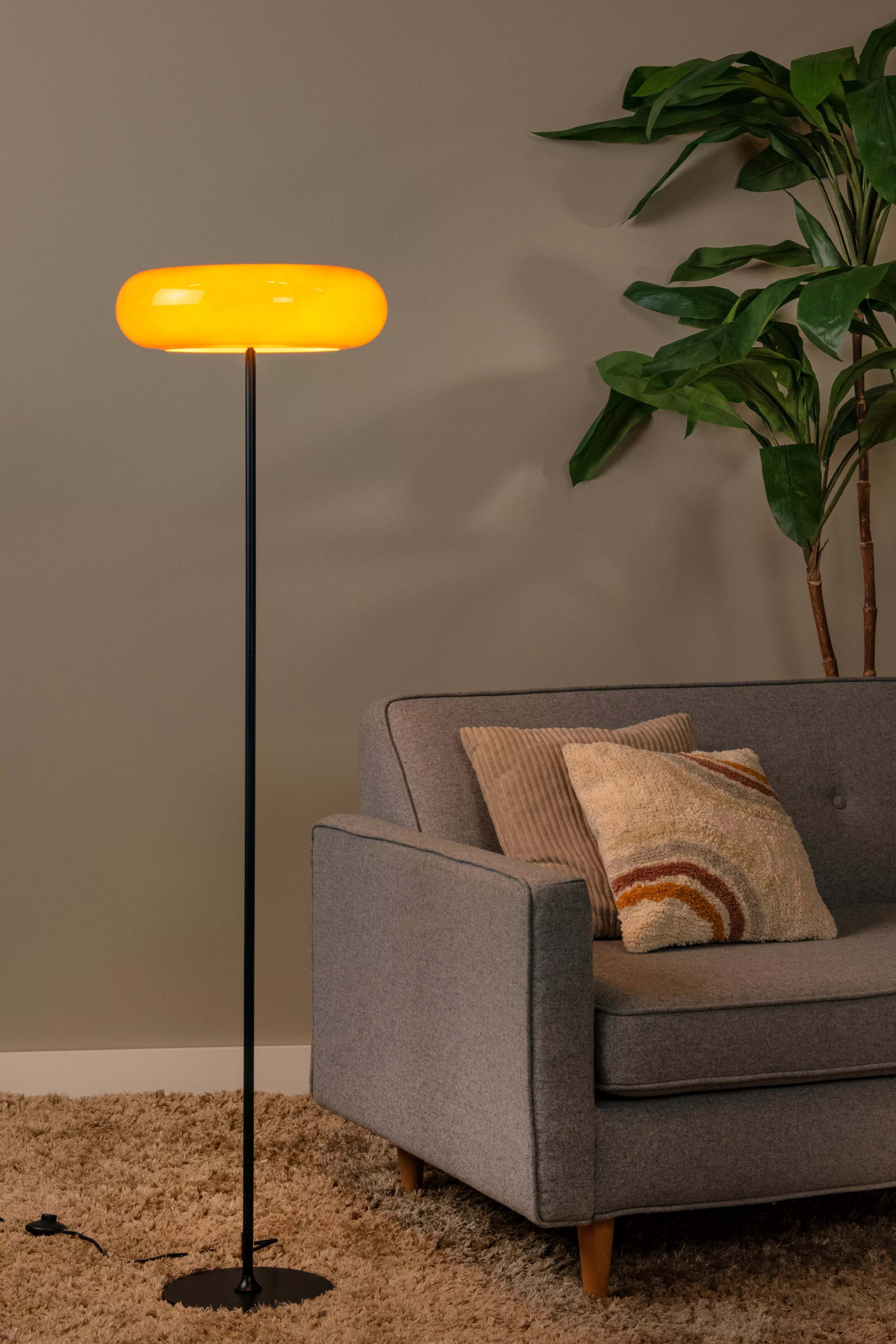 Vloerlamp Sentino 3x G9 - oranje