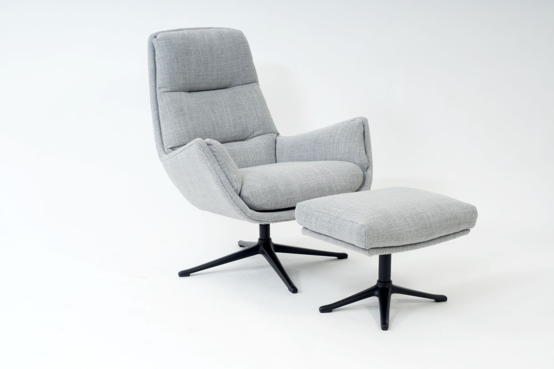 Fauteuil met voetenbank