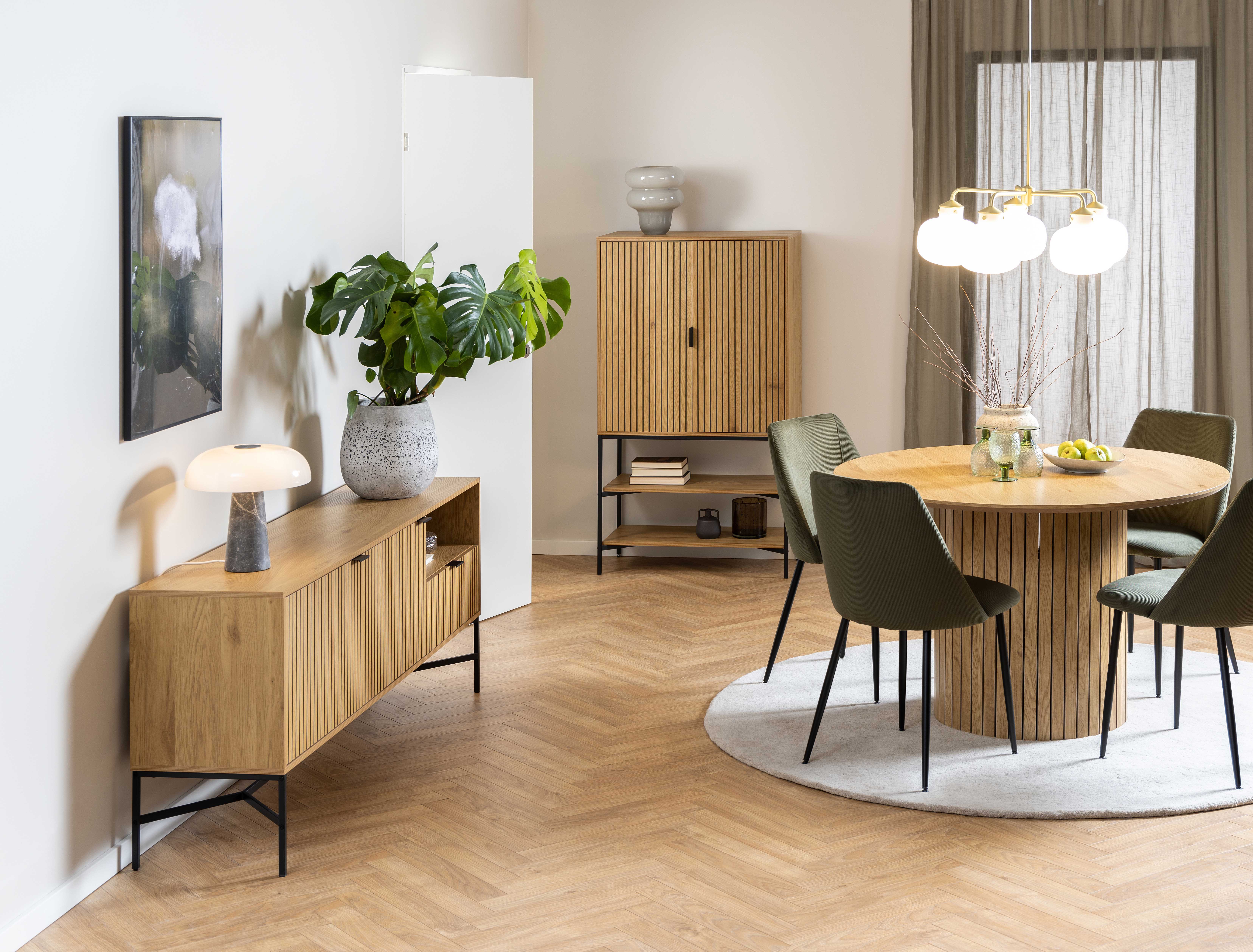 Dressoir met 2 deuren en lade - Wild Oak