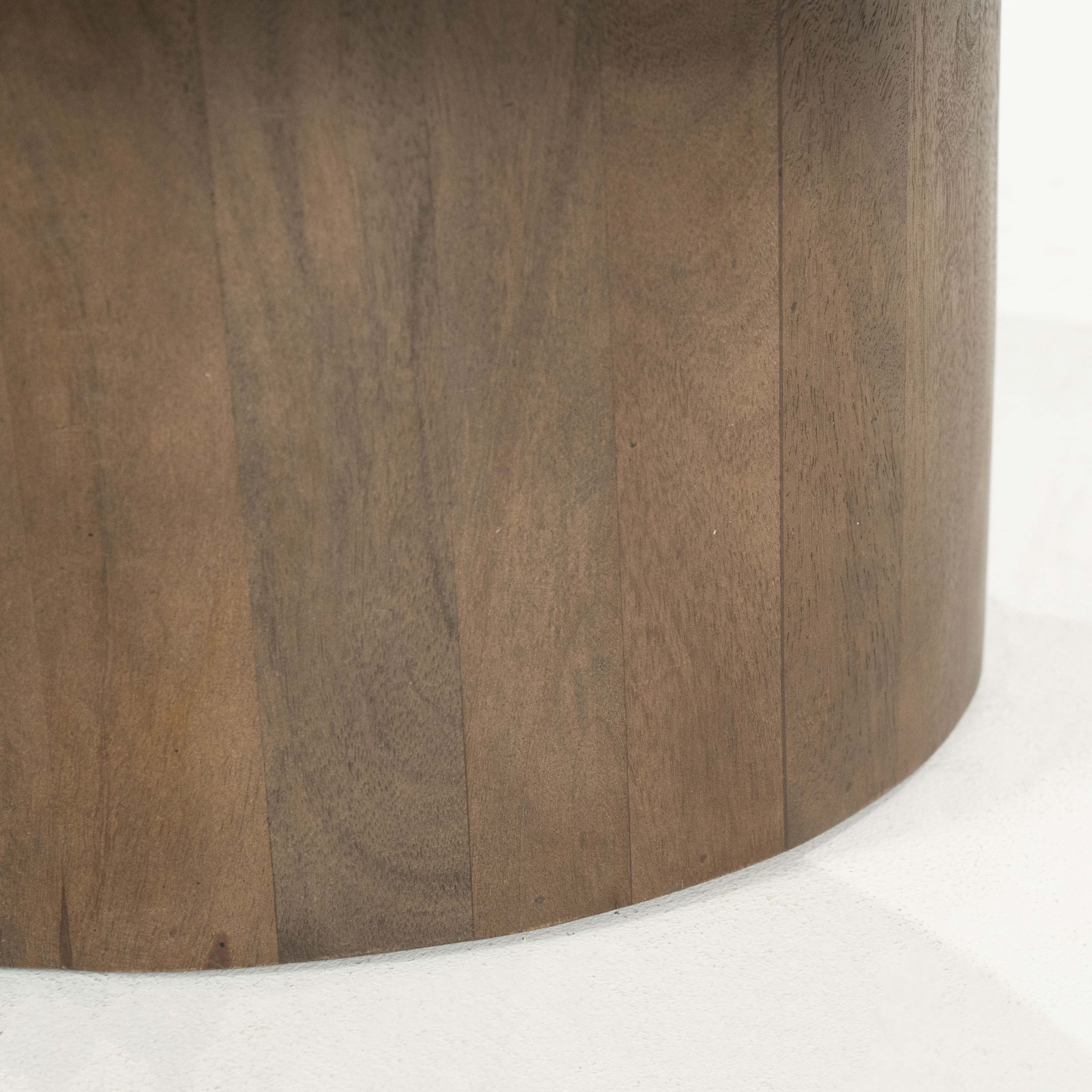 Salontafel 120x75cm - donkerbruin marmer