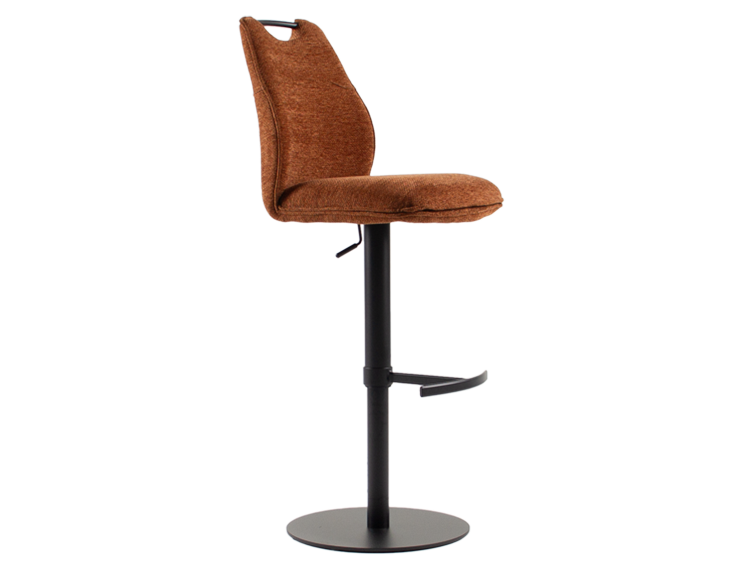 Draaibare barstoel H90-115cm - oranje