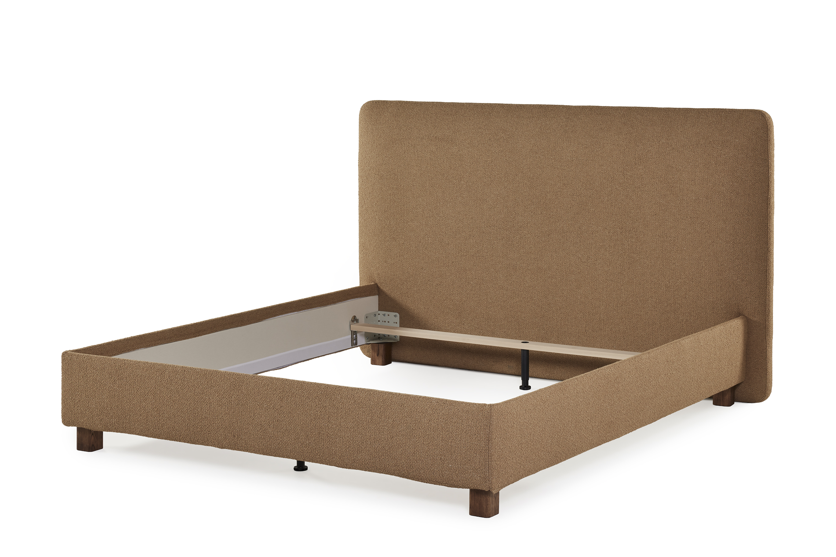 Bedkader Soho (excl. matras) 180x200cm - Caramel bruin