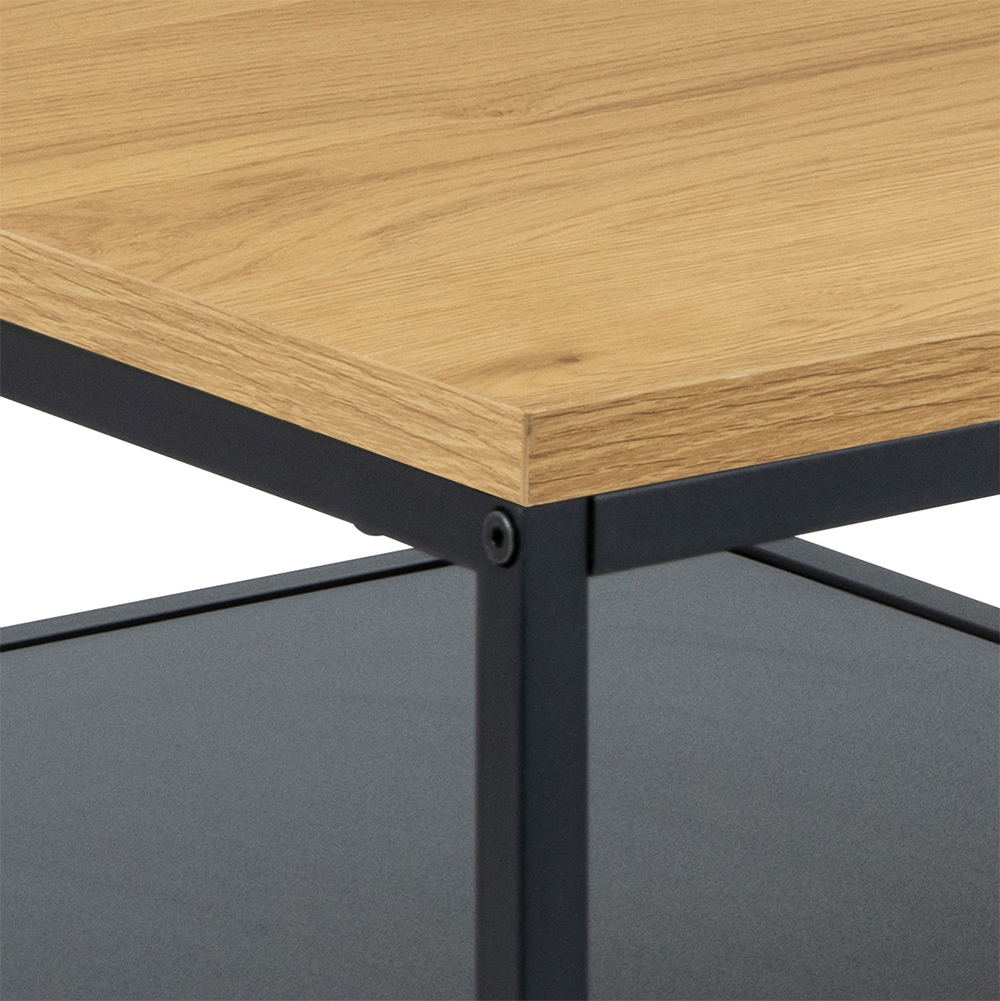 Salontafel met tussenblad 90x60cm - Wild Oak