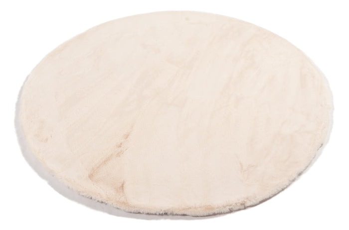 Rond tapijt Plush dia. 160cm - ecru