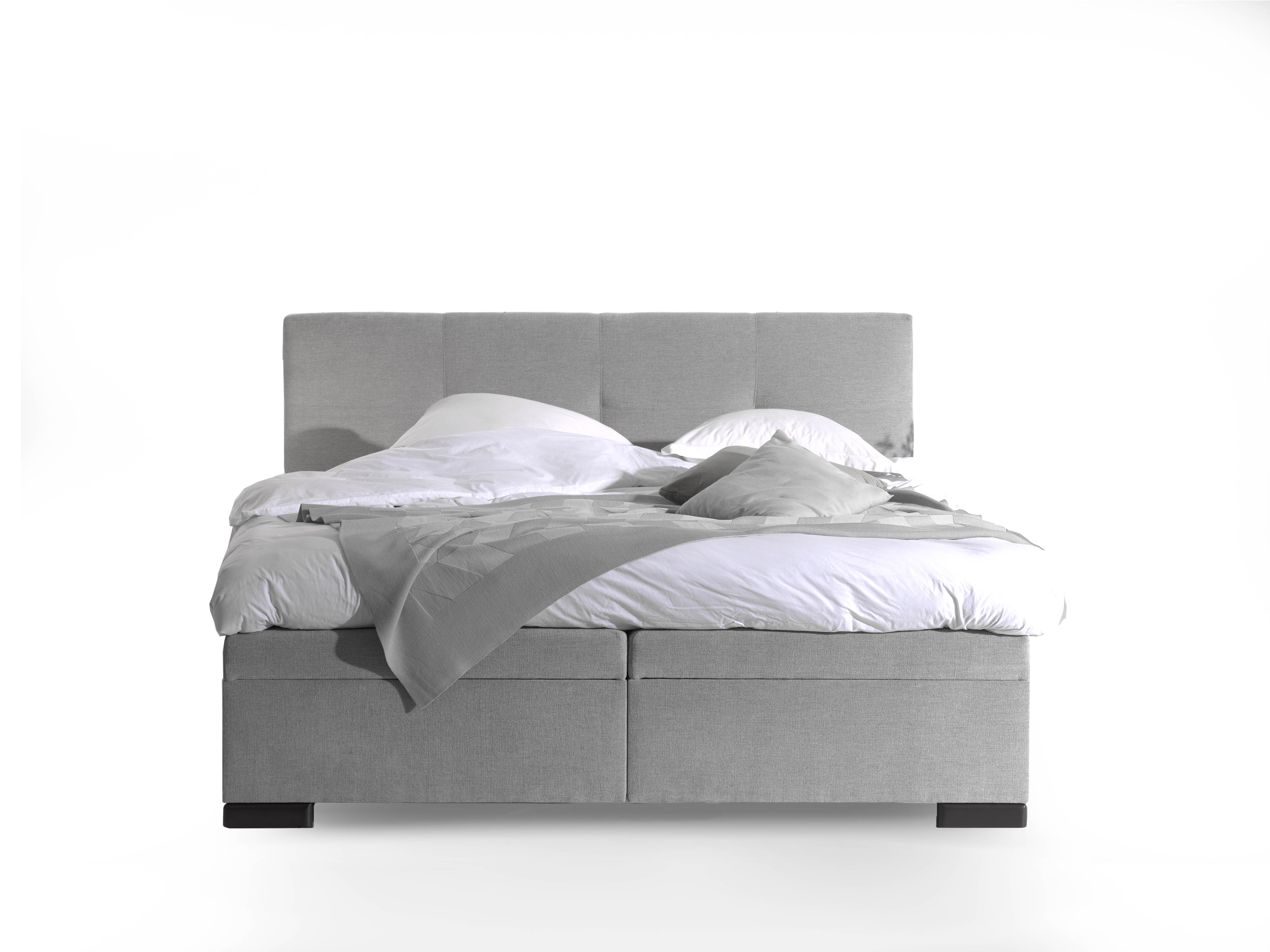 Boxspring met opbergruimte 160x200cm (excl. matras) - grijs