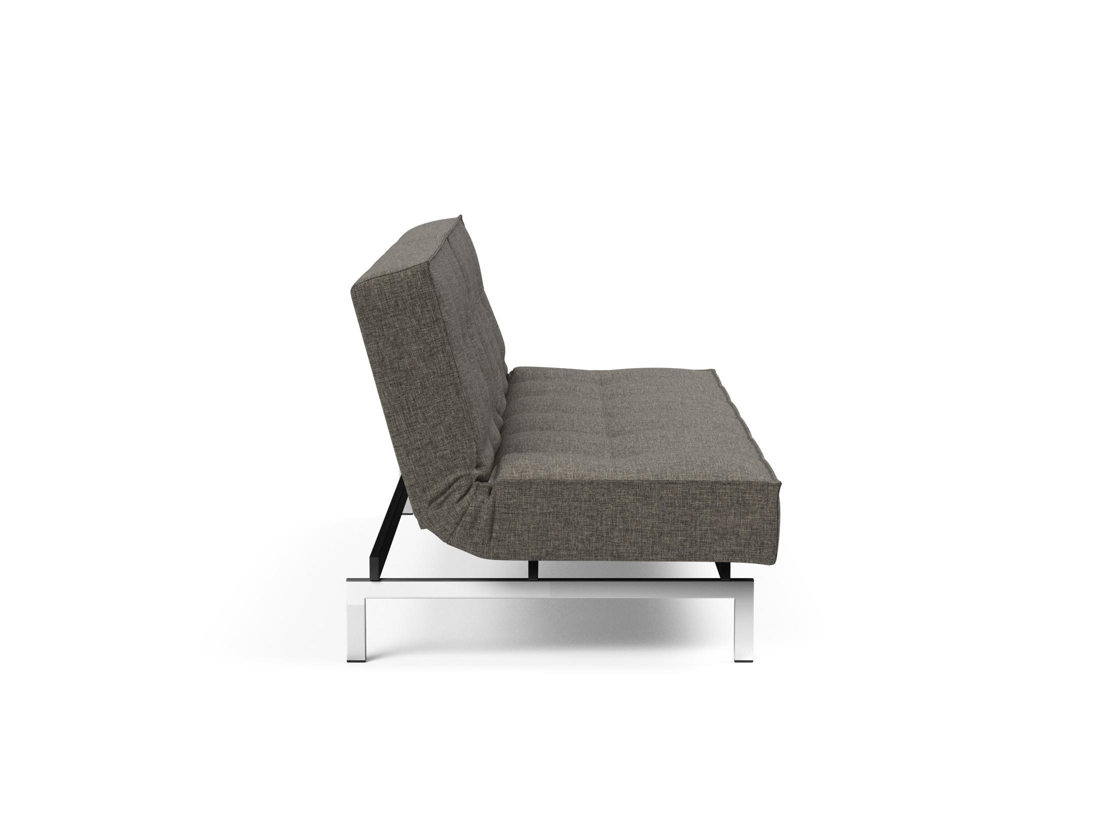 Slaapbank Splitback 115x210cm - grijs