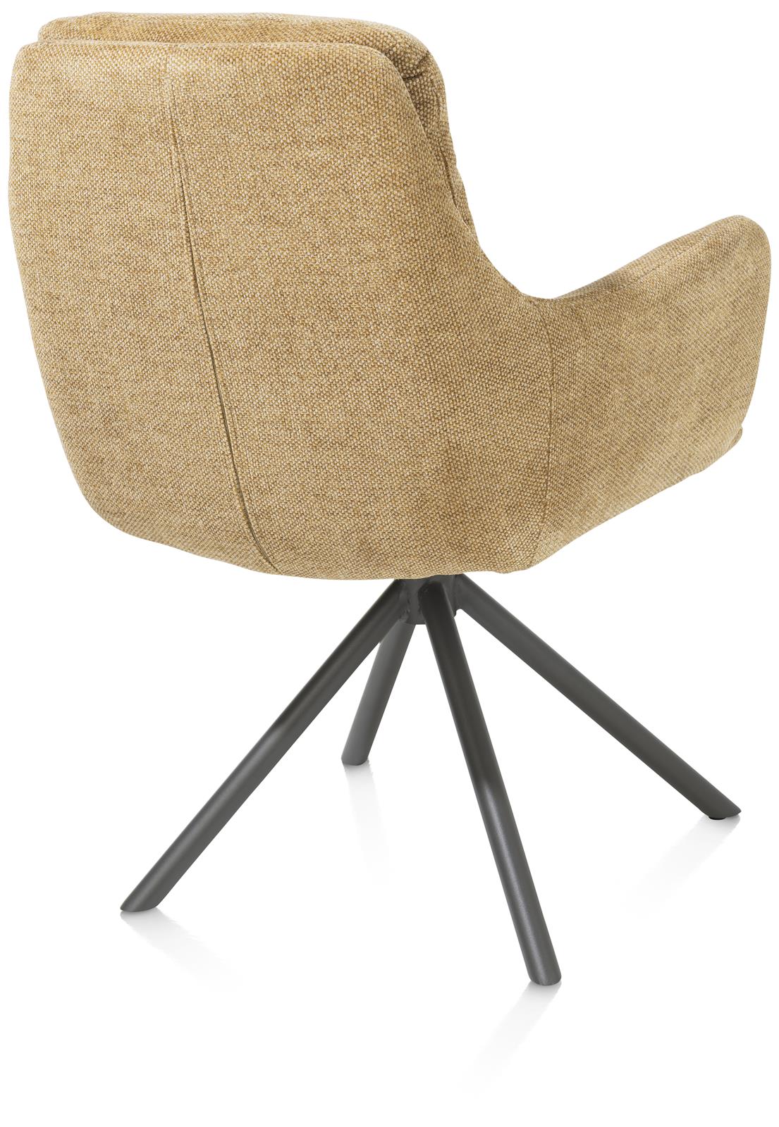 Draaibare kuipstoel Mia - Oker geel