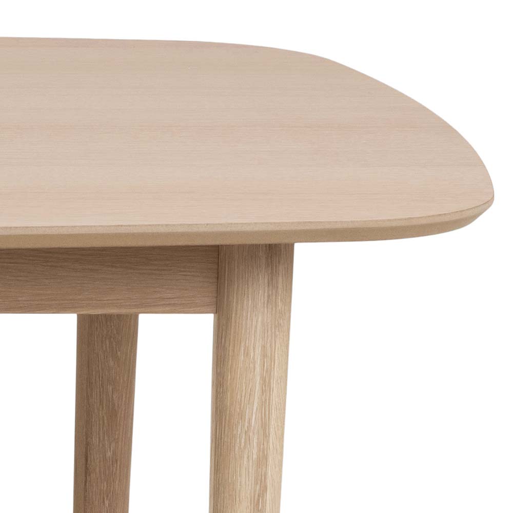 Eettafel 210x100cm - oak white pigmented
