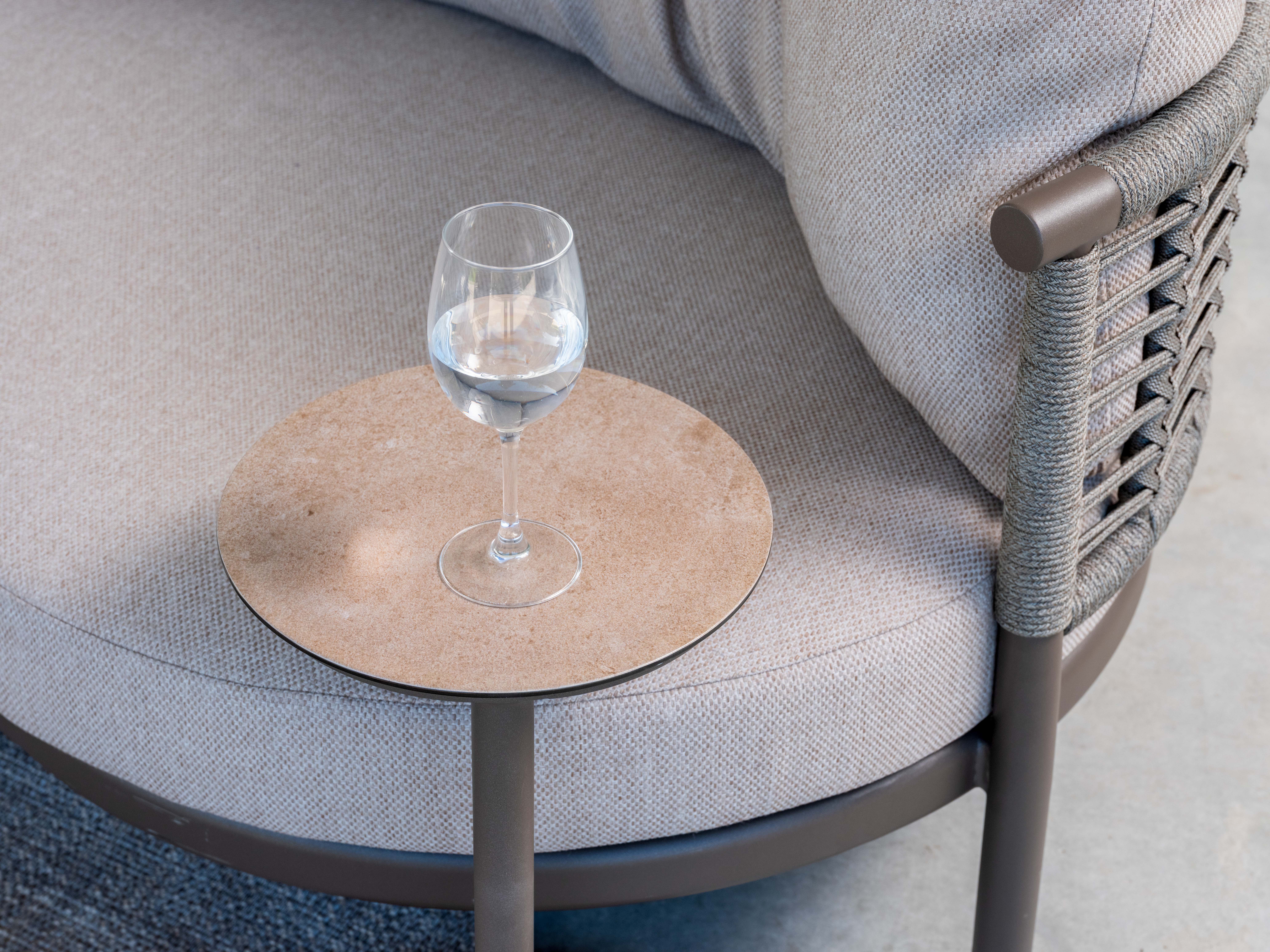 Loungeset Puglia - longchair rechts - terre