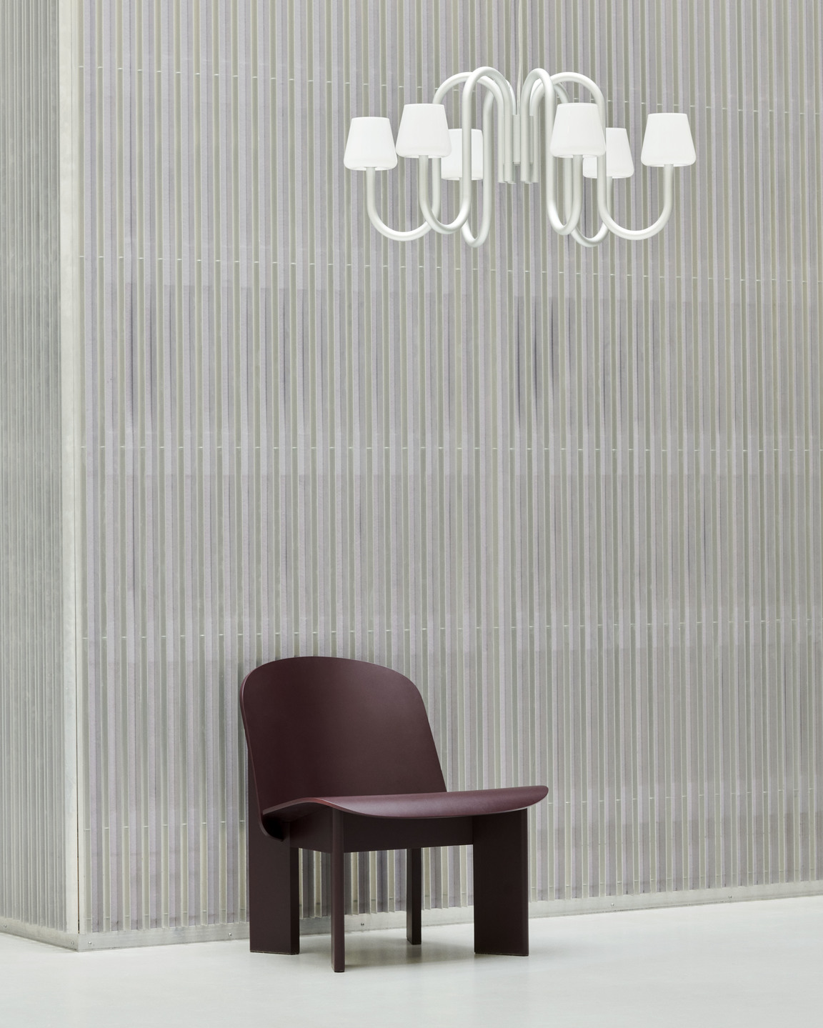 Loungestoel Chisel  - dark bordeaux