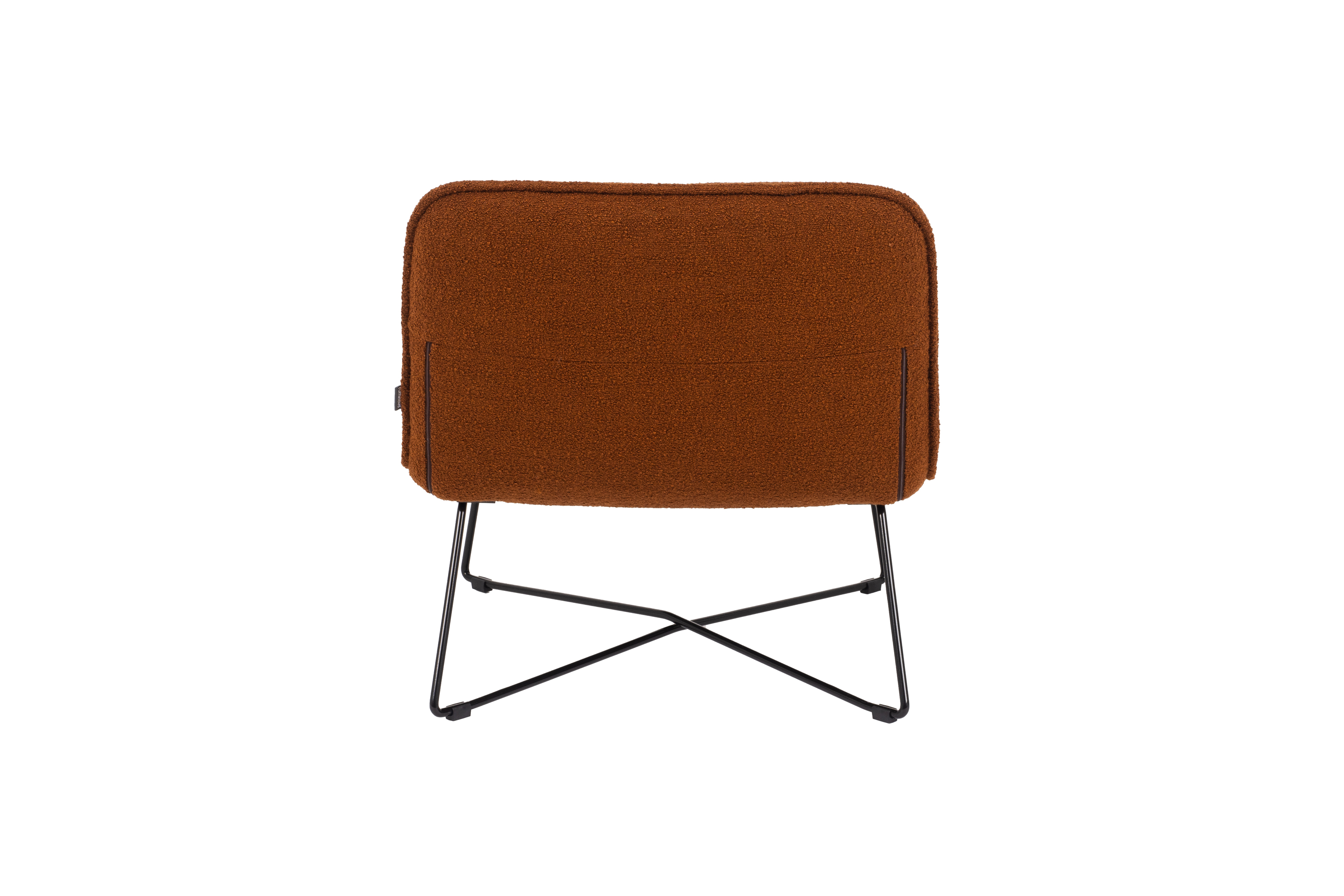 Fauteuil in stof - Bronze oranje