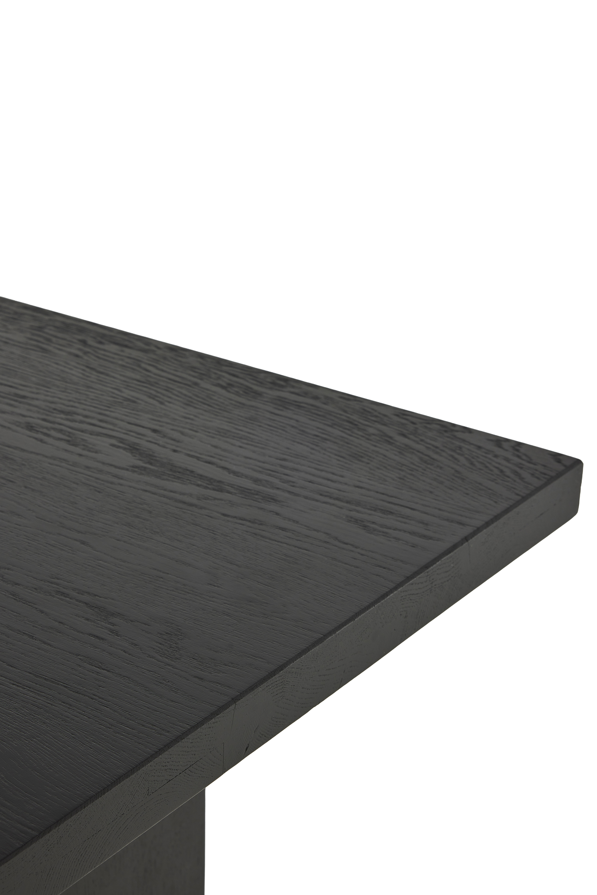 Eettafel 260x100cm -eik zwart