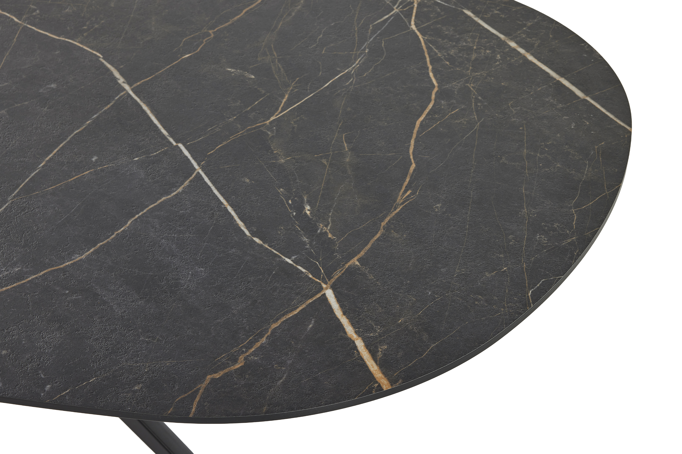 Eettafel 240x110cm - HPL/zwart metaal