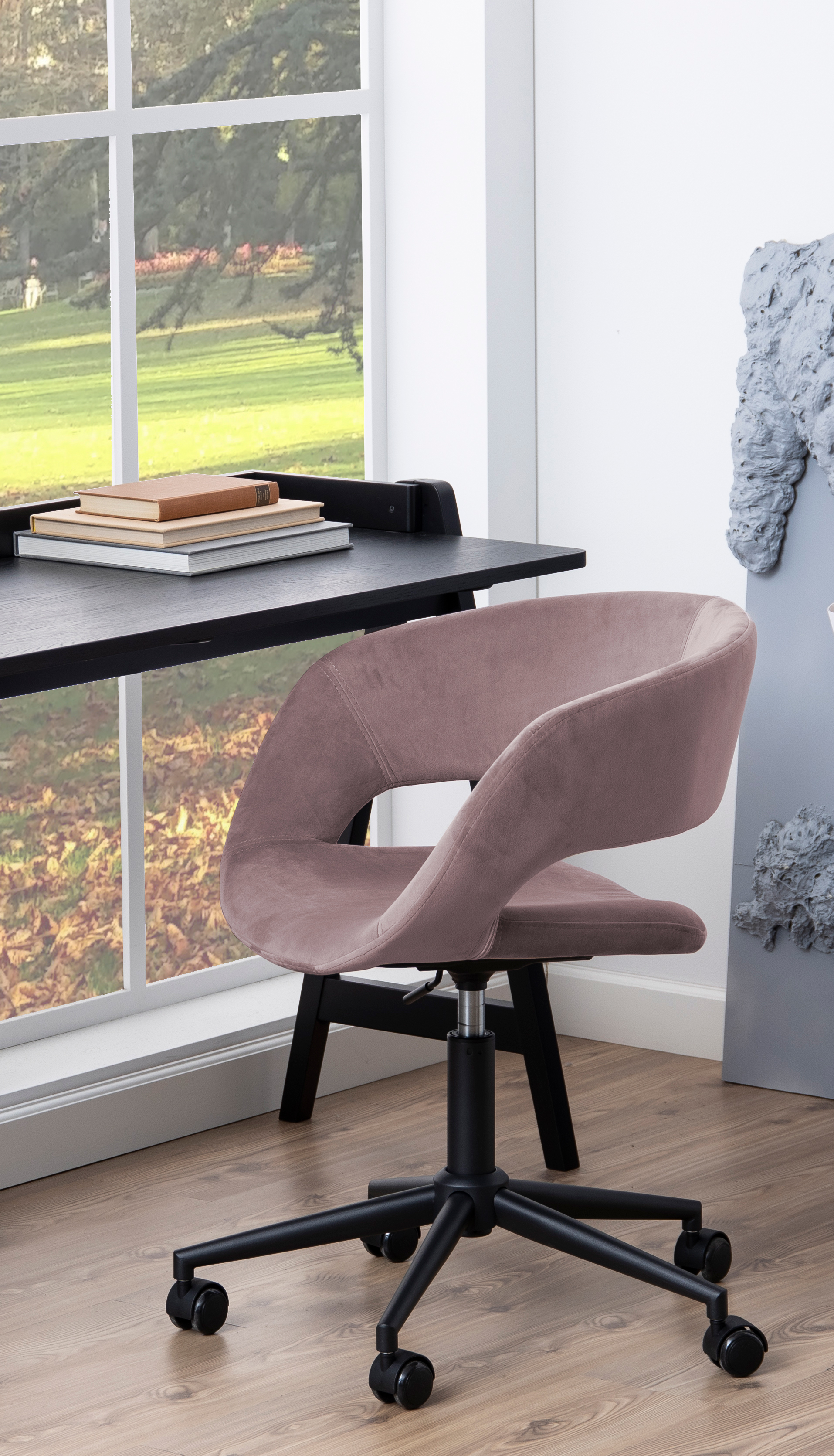 Bureau 127x52cm - zwart