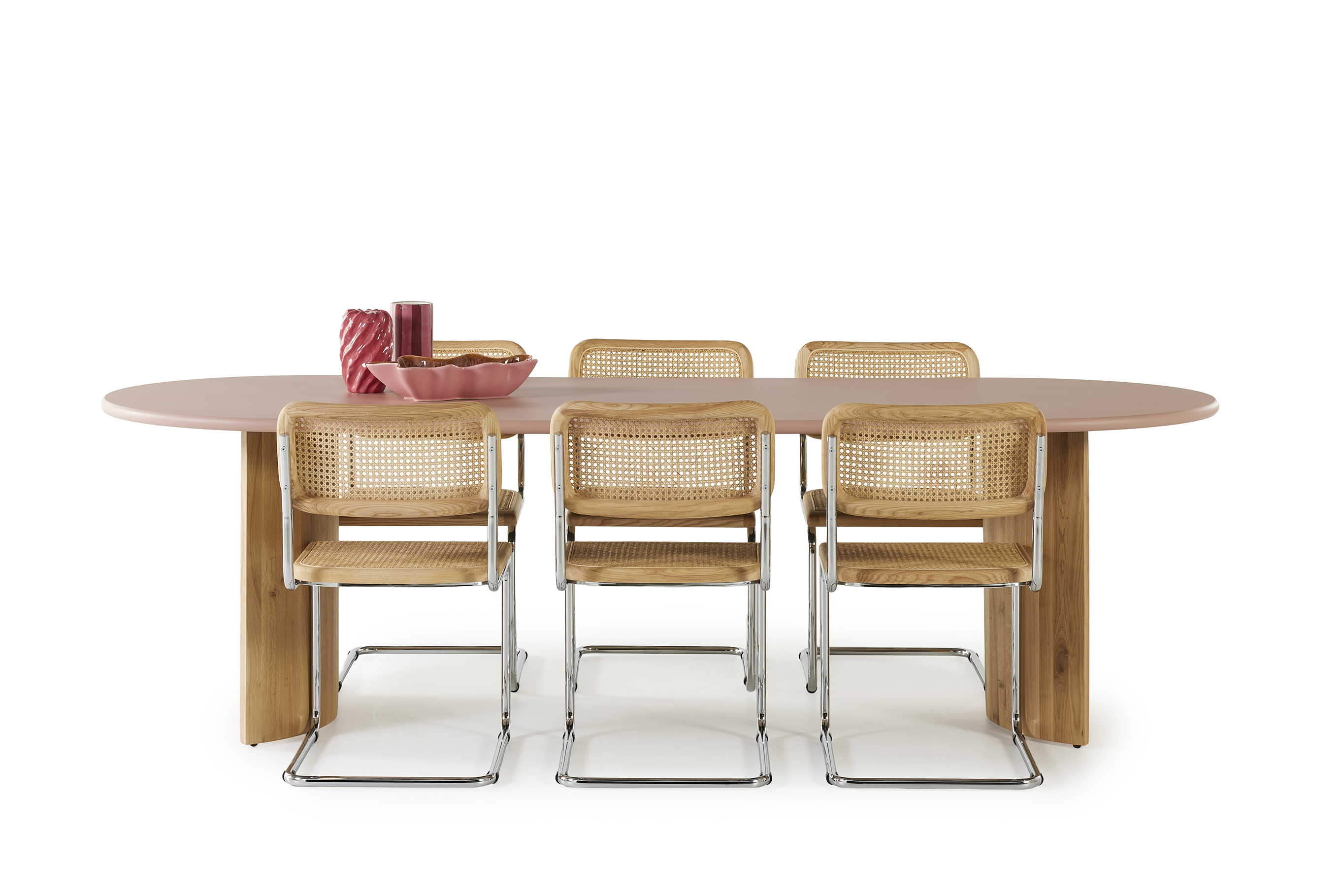 Eettafel 260x100cm - HPL/eik
