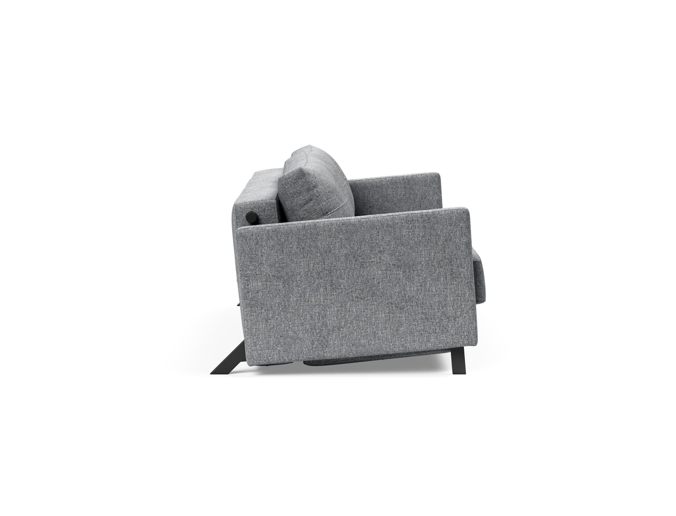 Slaapbank Cubed 160x200cm - Granite grijs