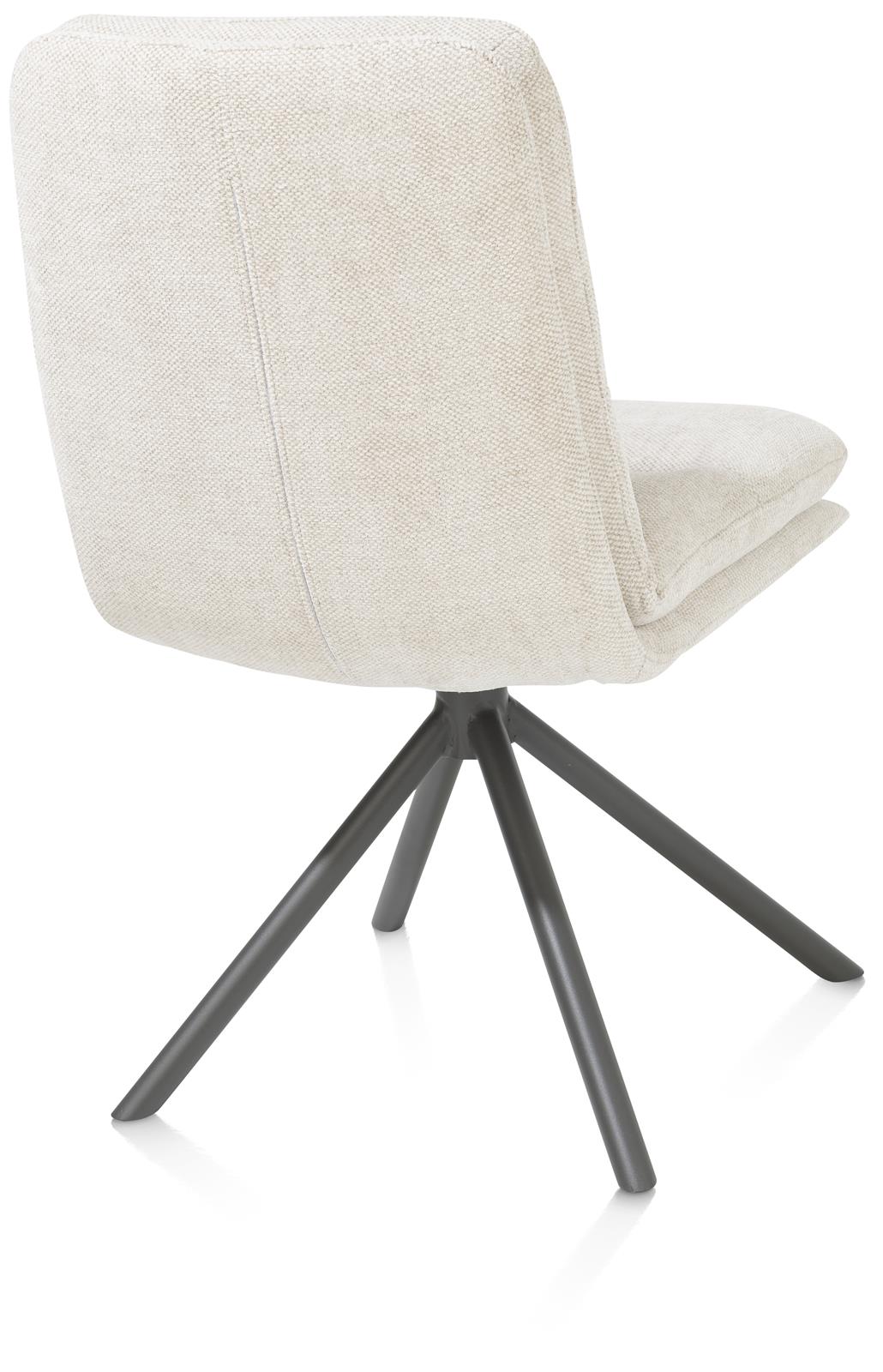 Draaibare eetkamerstoel Mia - Crème ecru