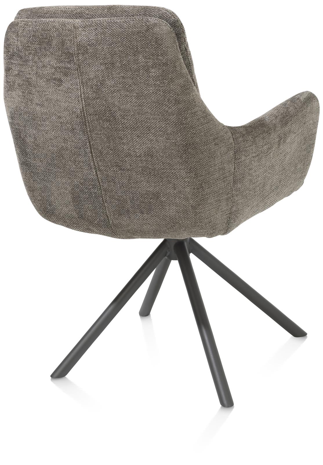 Draaibare kuipstoel Mia - bruin