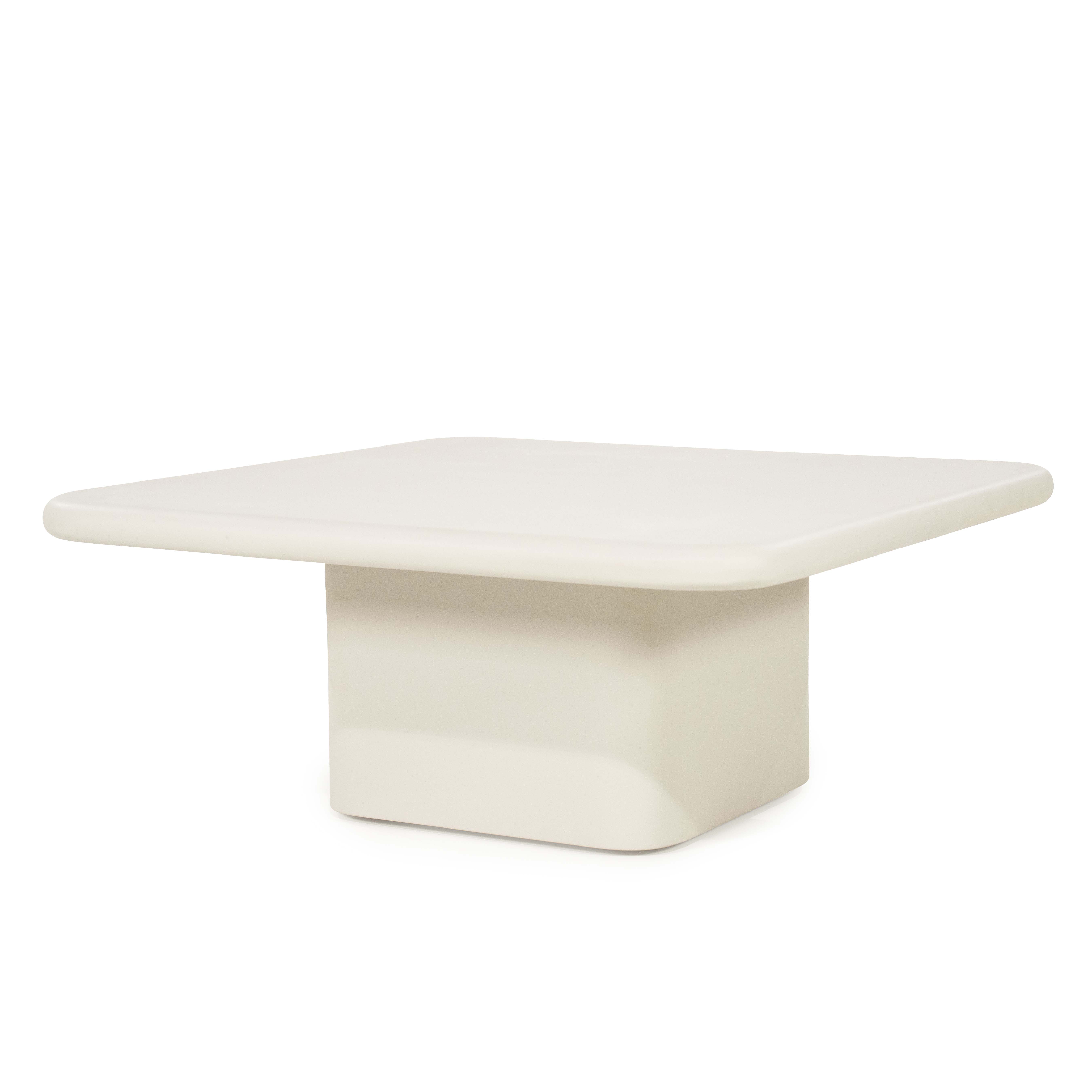 Salontafel 80x80cm - mdf/cement