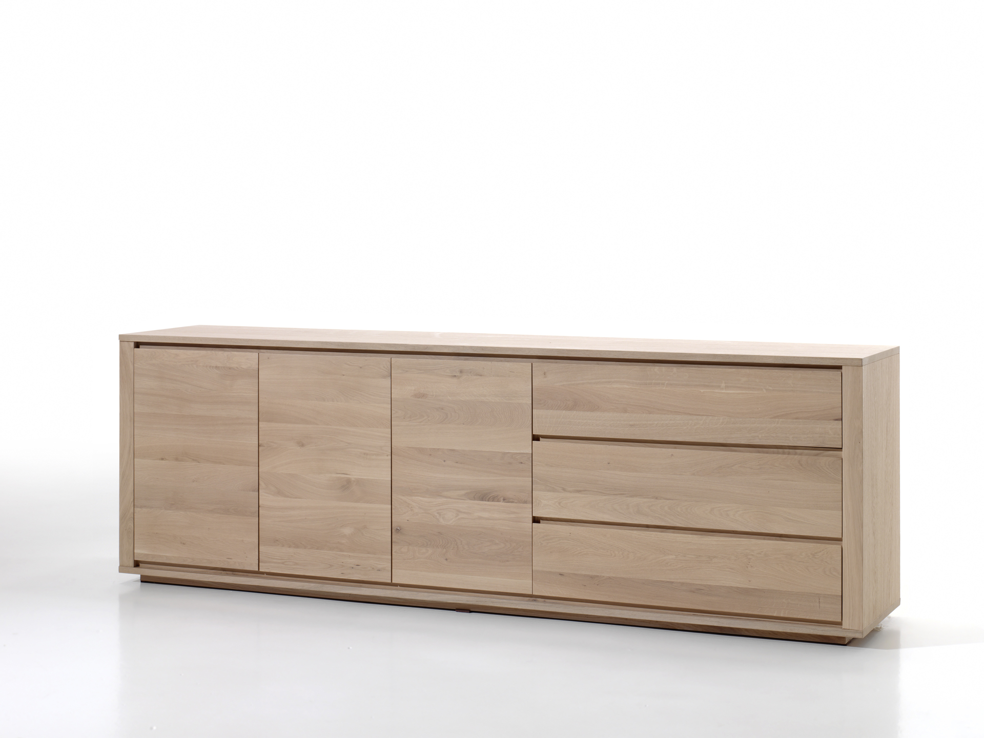 Dressoir Zen met 3 deuren en 3 lades - Smoked Oak