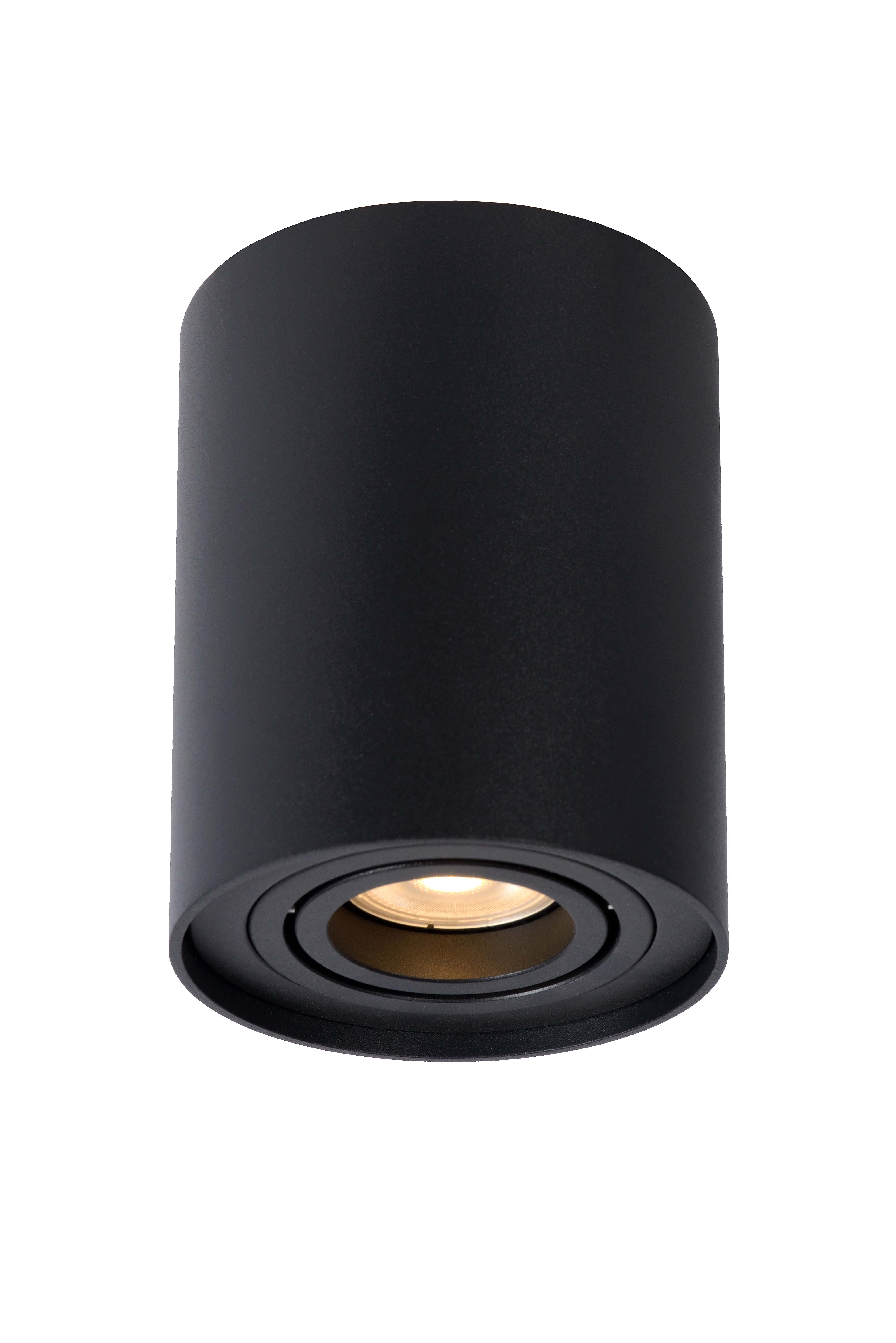 Plafondspot vierkant Tube GU10 - zwart
