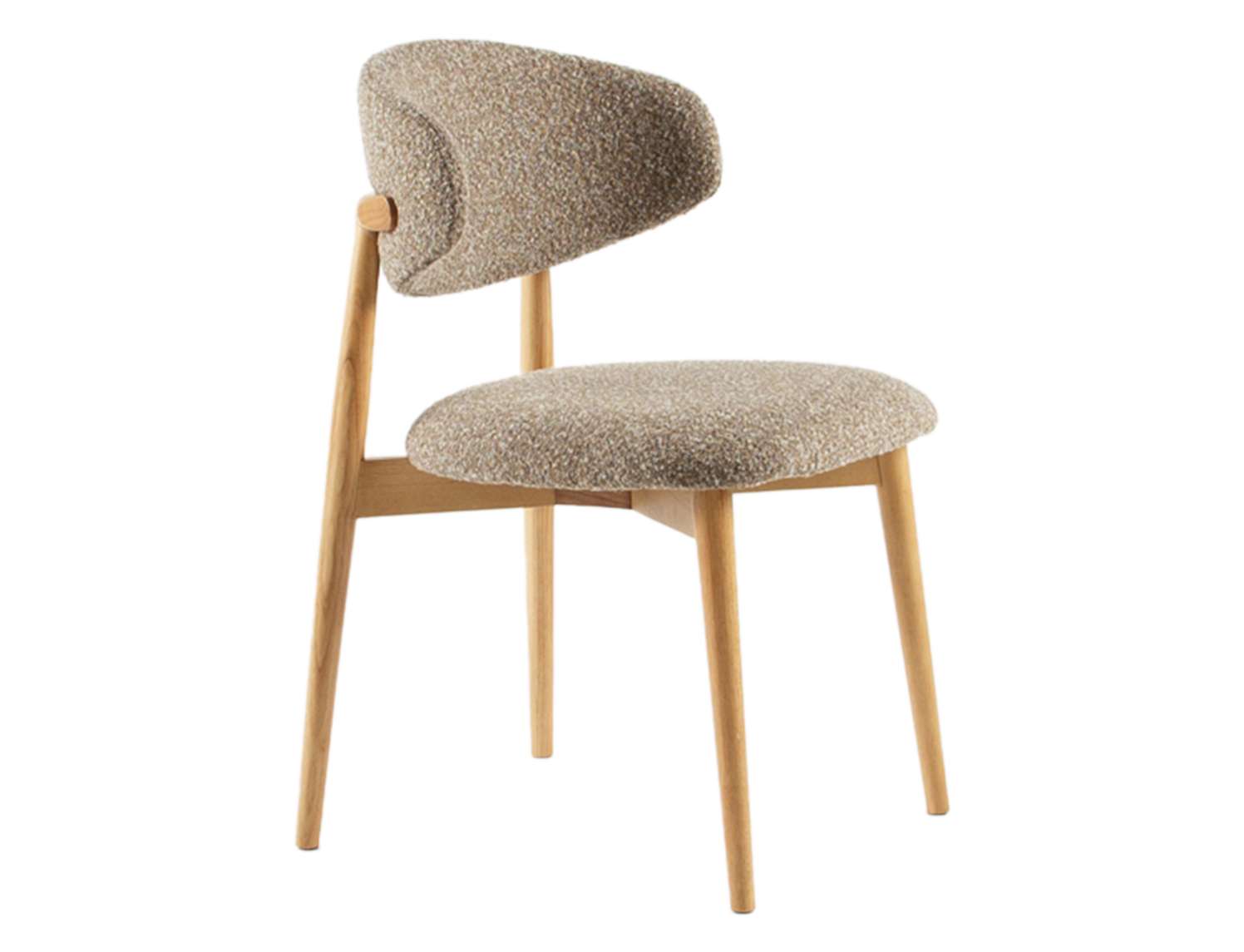Massief houten stoel - ash/lichtbruin