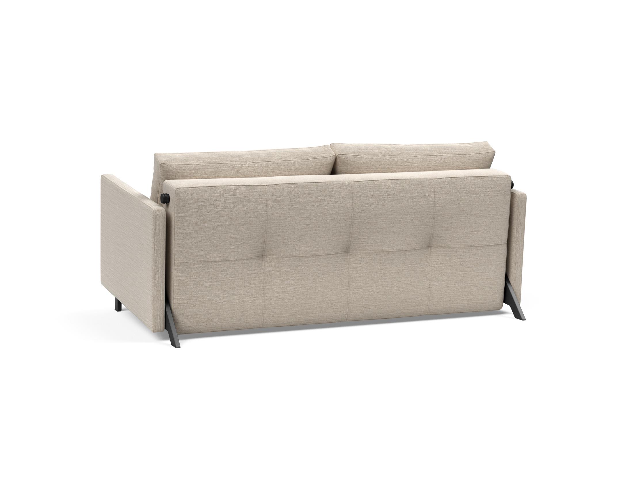Slaapbank Cubed 160x200cm - Sand beige