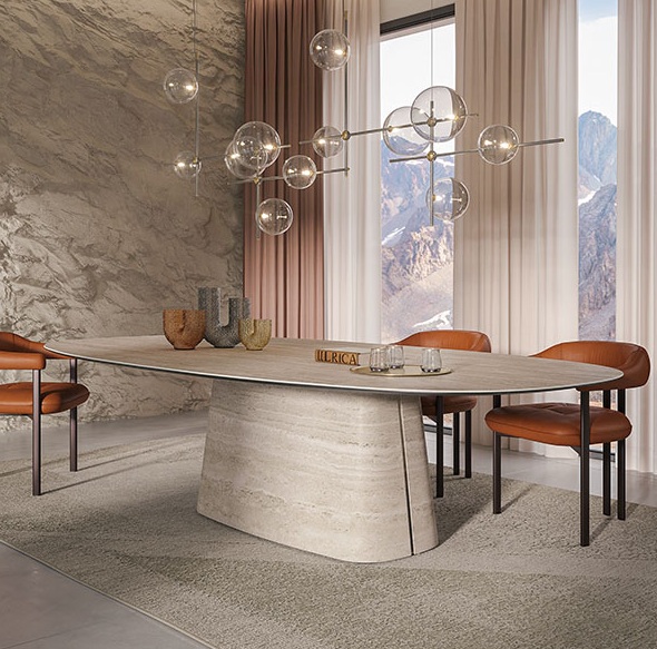 Eettafel Napoleon 300x150cm - Colosseo keramik