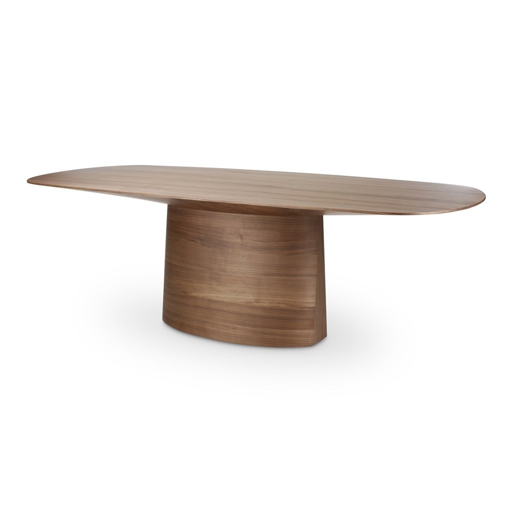 Ovale tafel 240x110cm - walnoot
