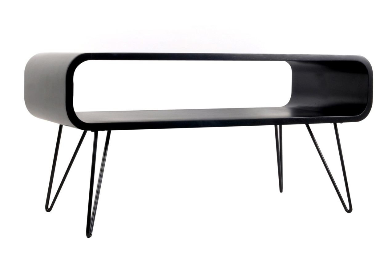 Salontafel 90x40cm - zwart