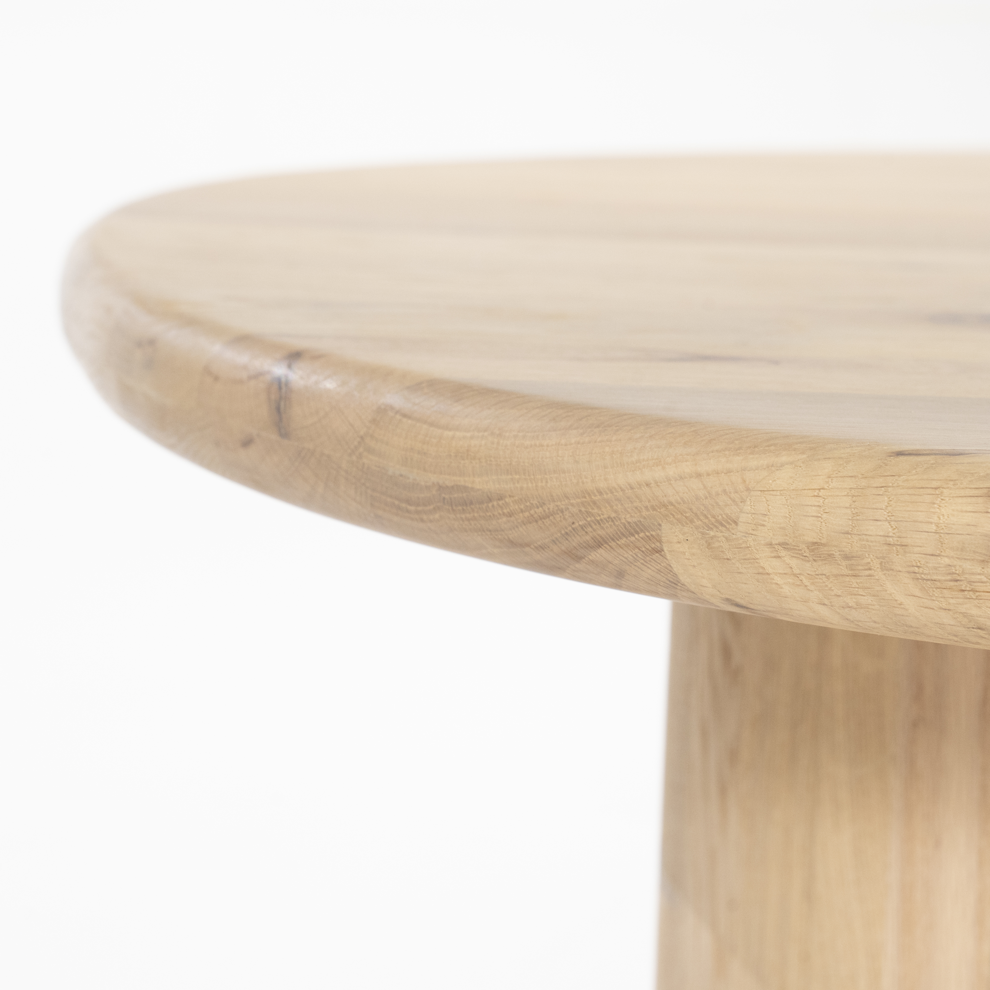 Organische eettafel 250x110cm in eik - naturel