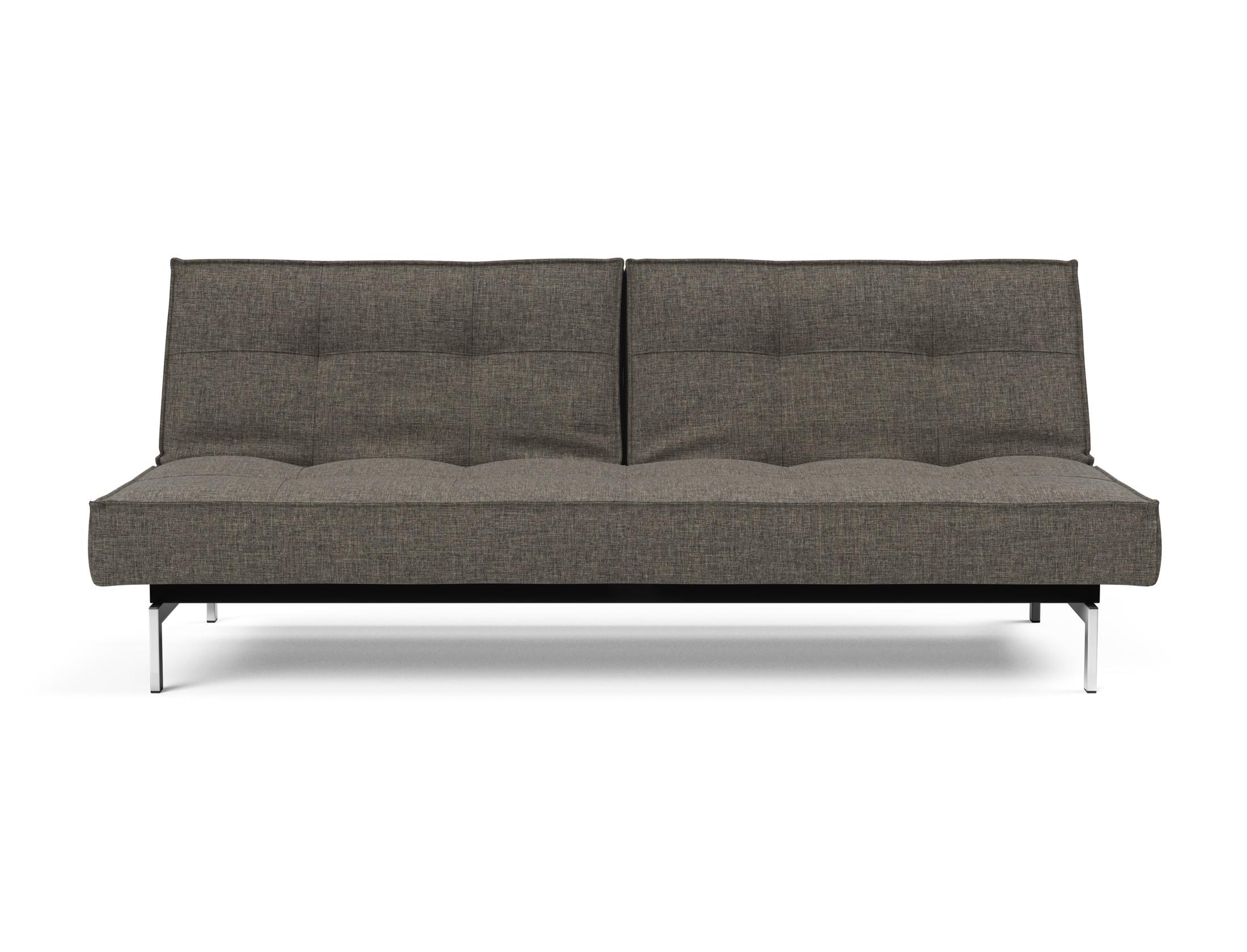 Slaapbank Splitback 115x210cm - grijs