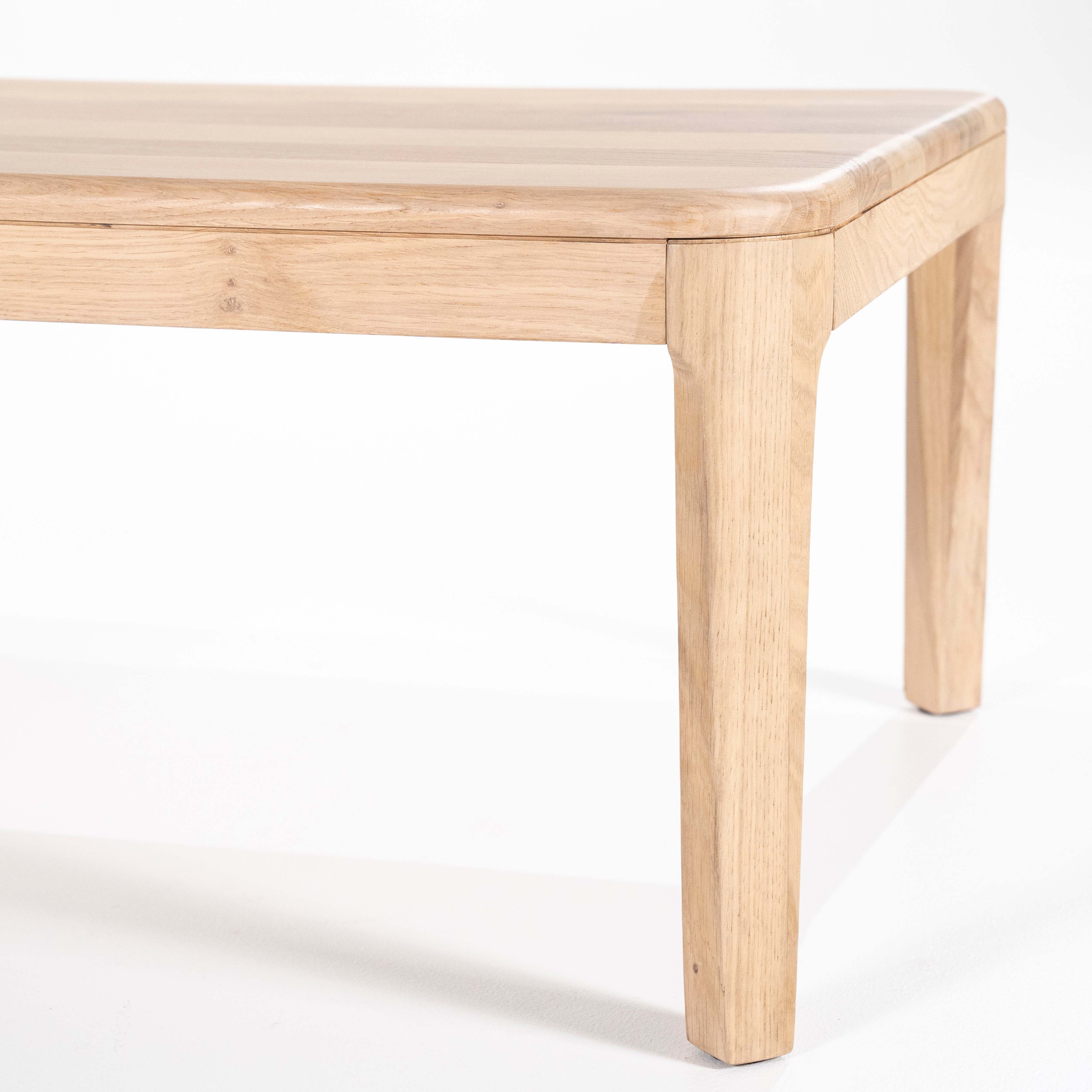 Houten salontafel 120x60cm - natuur eiken