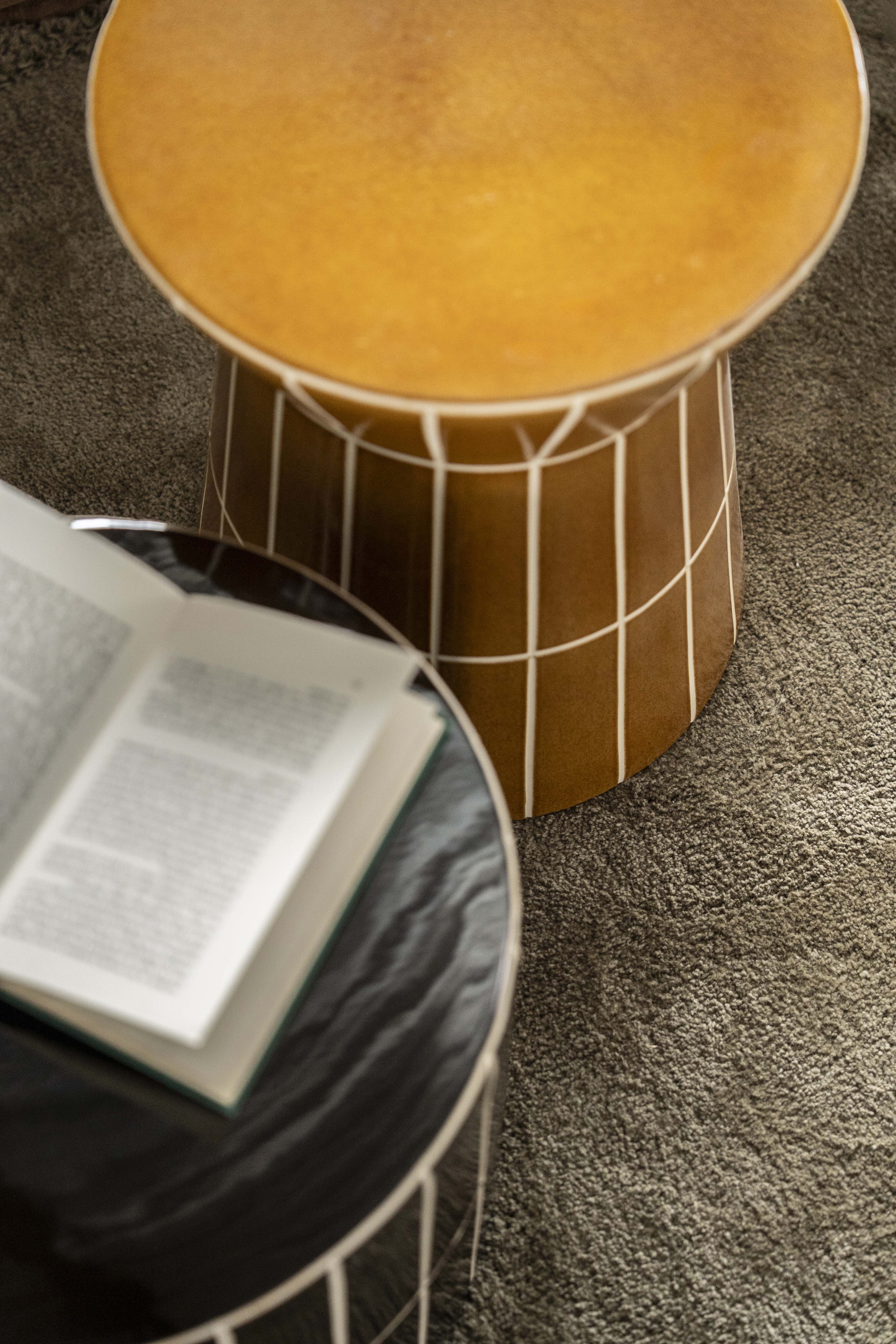 Bijzettafel - mustard