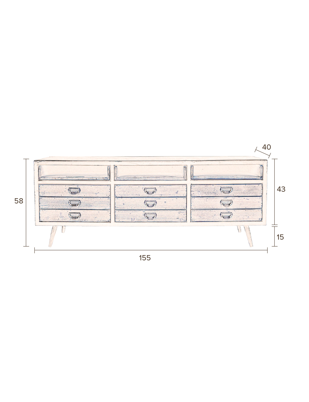 Dressoir Sol 155cm