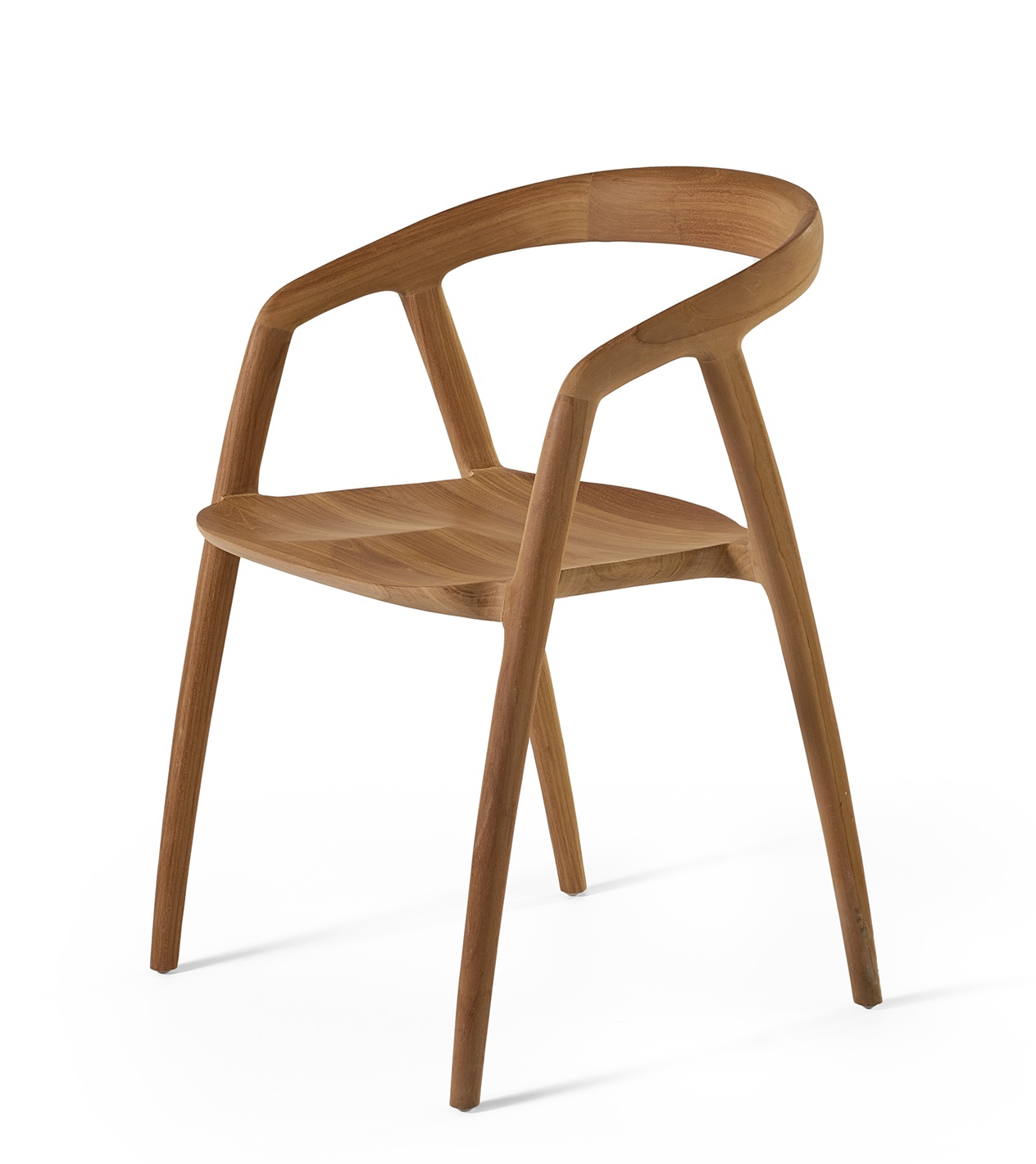 Armstoel in teak 