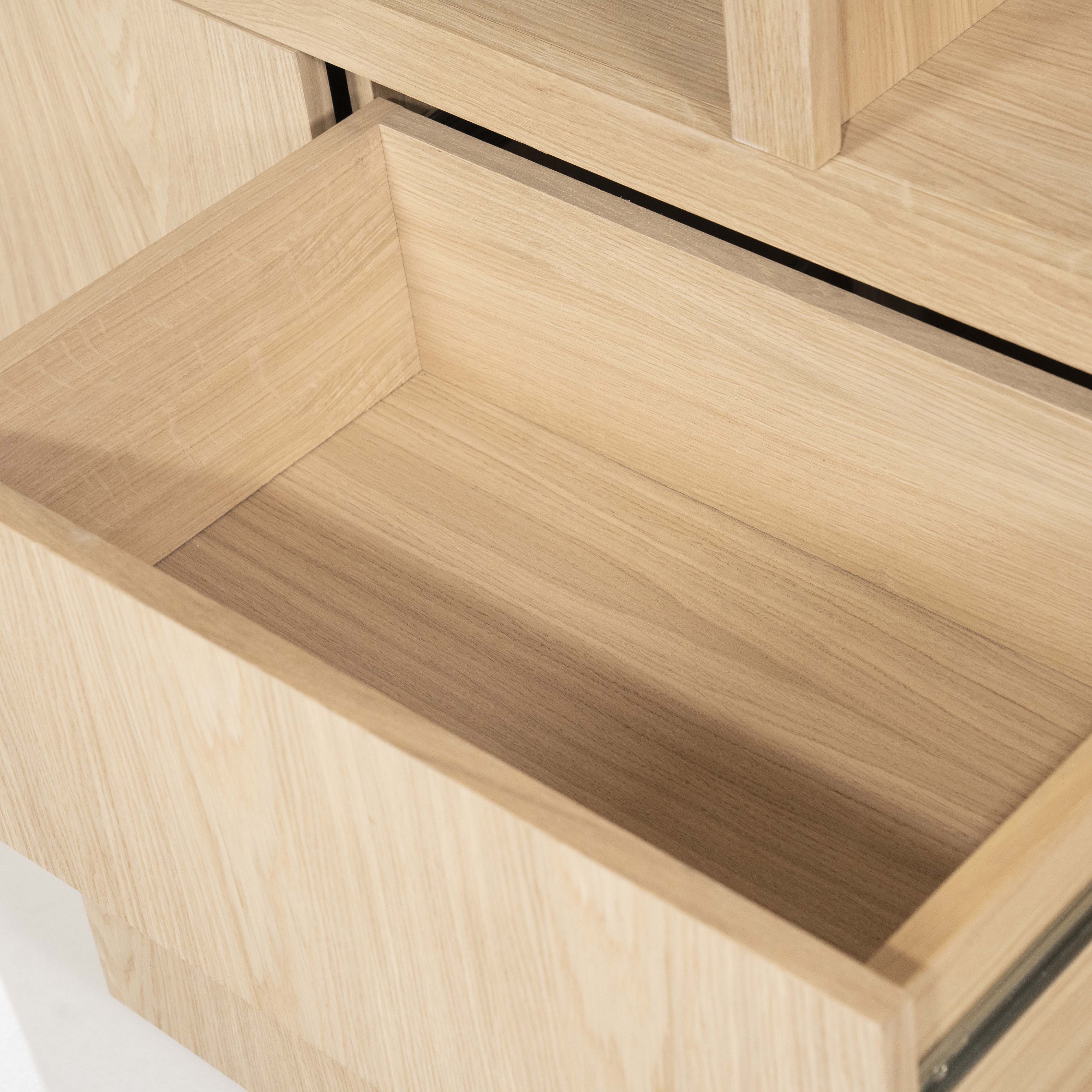 Wandkast in (fineer)eik - naturel